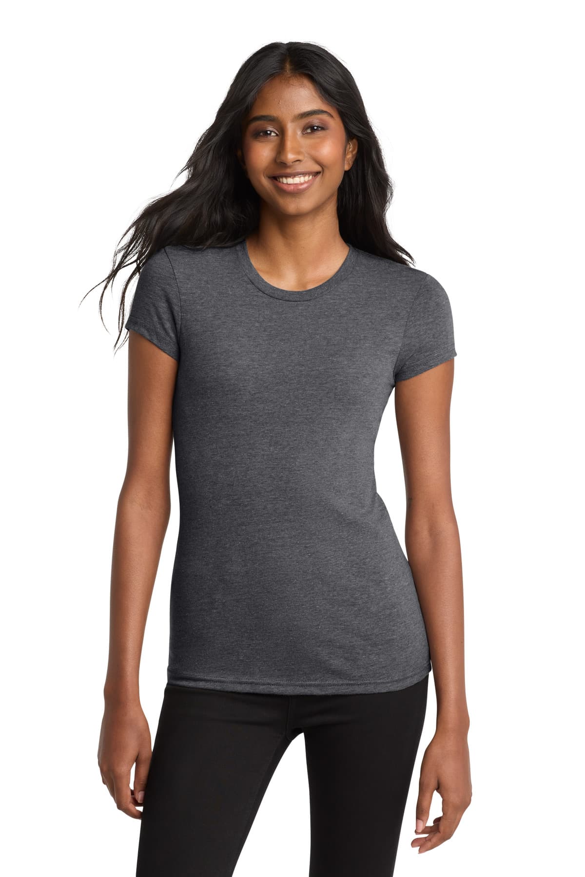 District District Women's Fitted Very Important Tee. DT6001