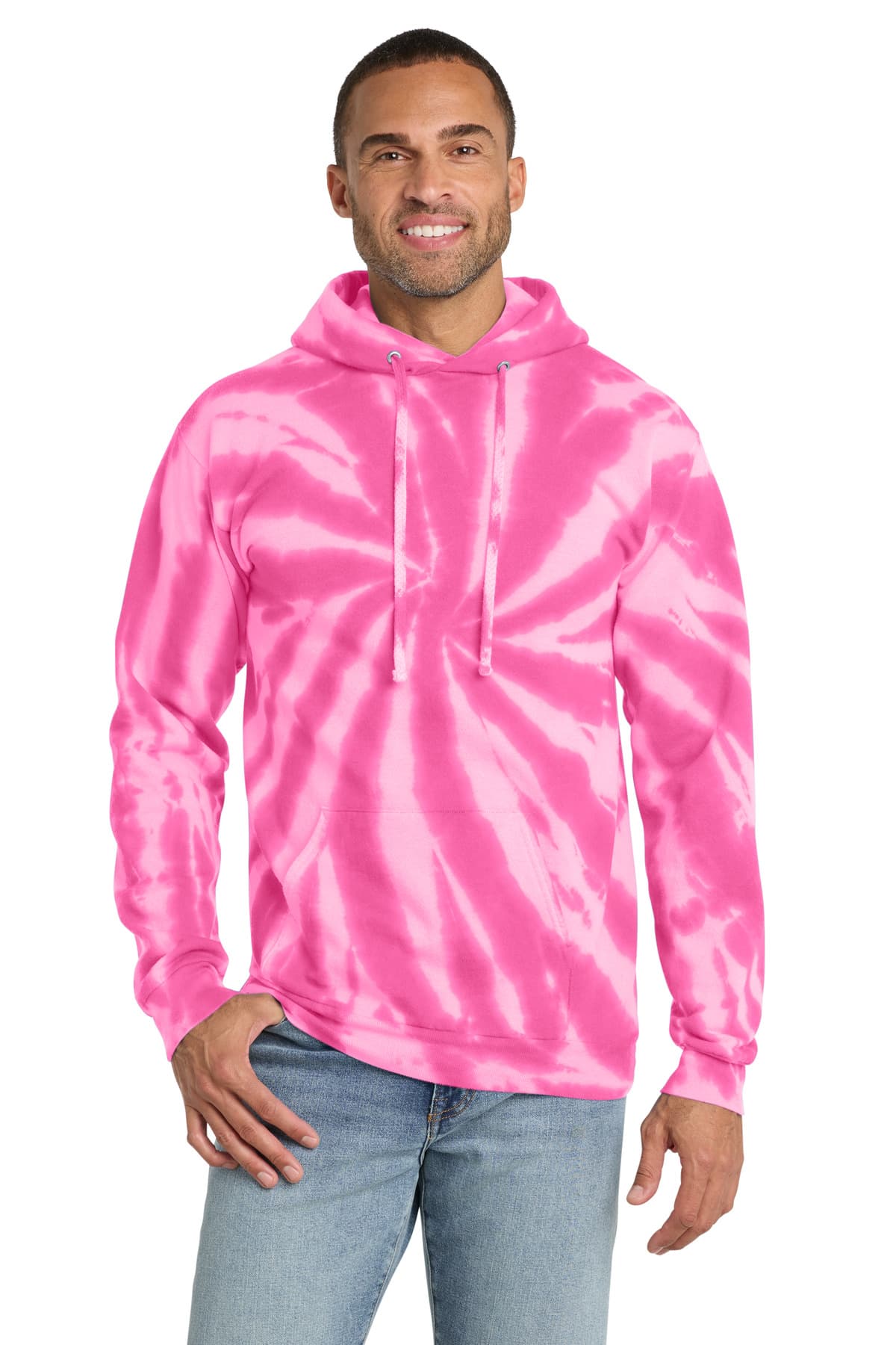 Port & Company Port & Co Tie-Dye Pullover Hooded Sweatshirt. PC146