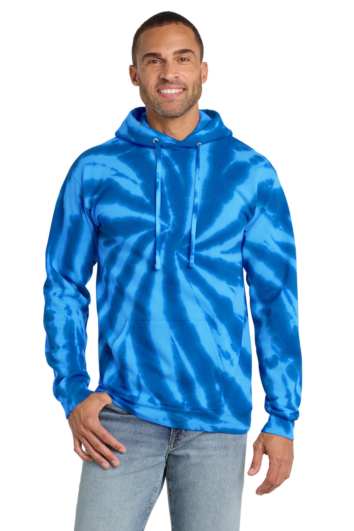 Port & Company Port & Co Tie-Dye Pullover Hooded Sweatshirt. PC146