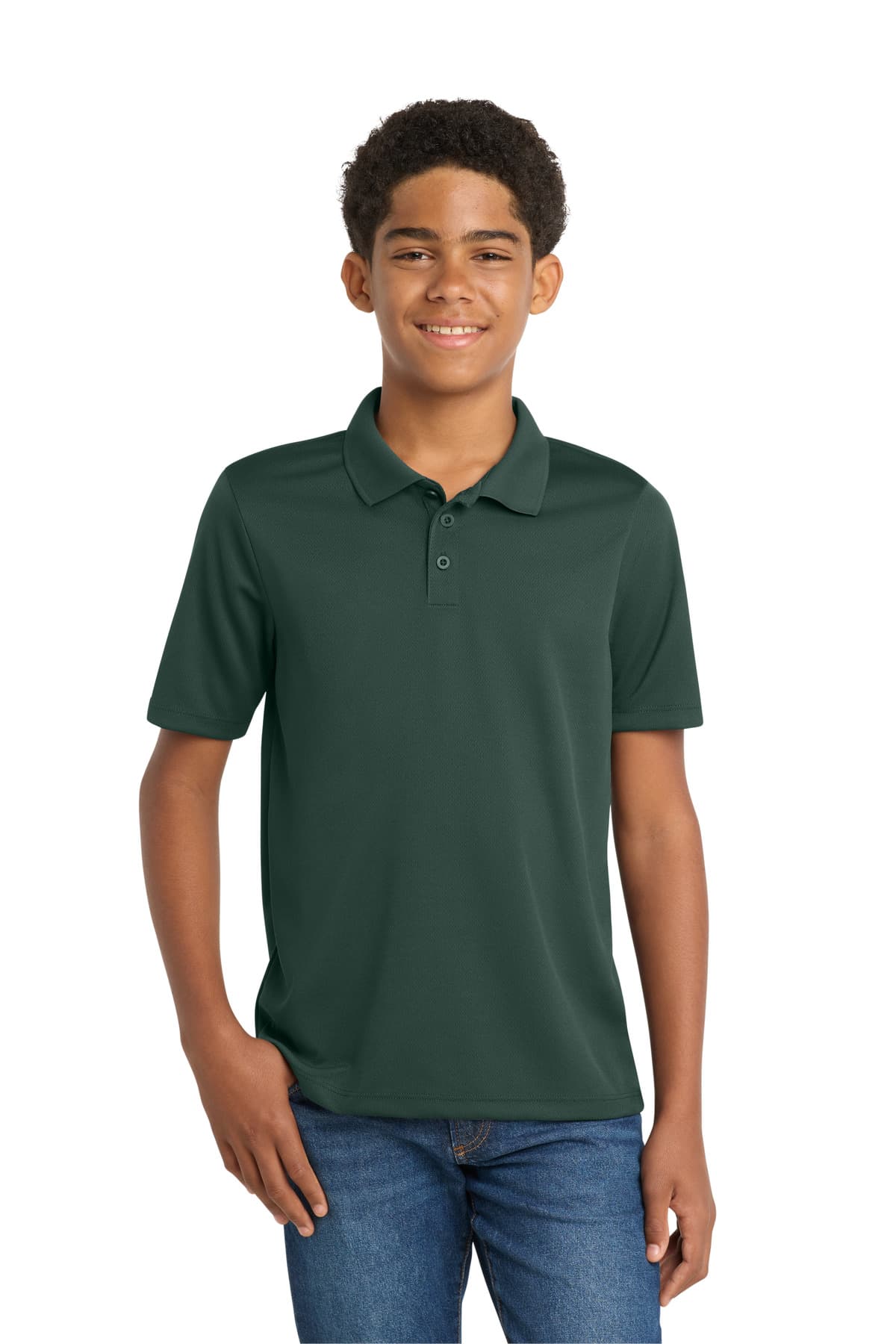 Sport-Tek Sport-Tek Youth PosiCharge RacerMesh Polo. YST640