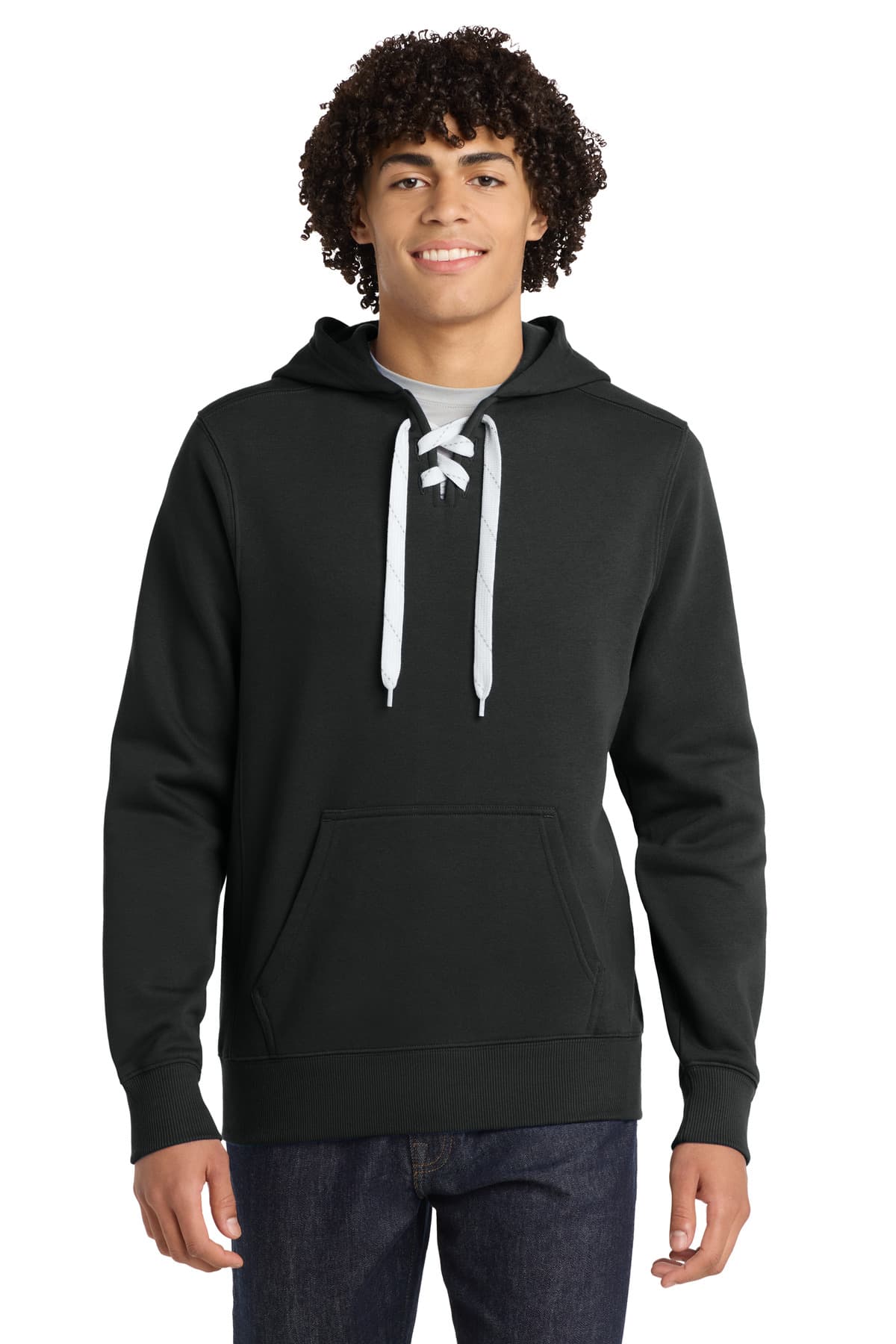Sport-Tek Sport-Tek Lace Up Pullover Hooded Sweatshirt. ST271