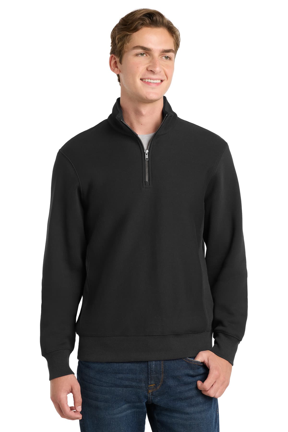 Sport-Tek Sport-Tek Super Heavyweight 1/4-Zip Pullover Sweatshirt. ST283