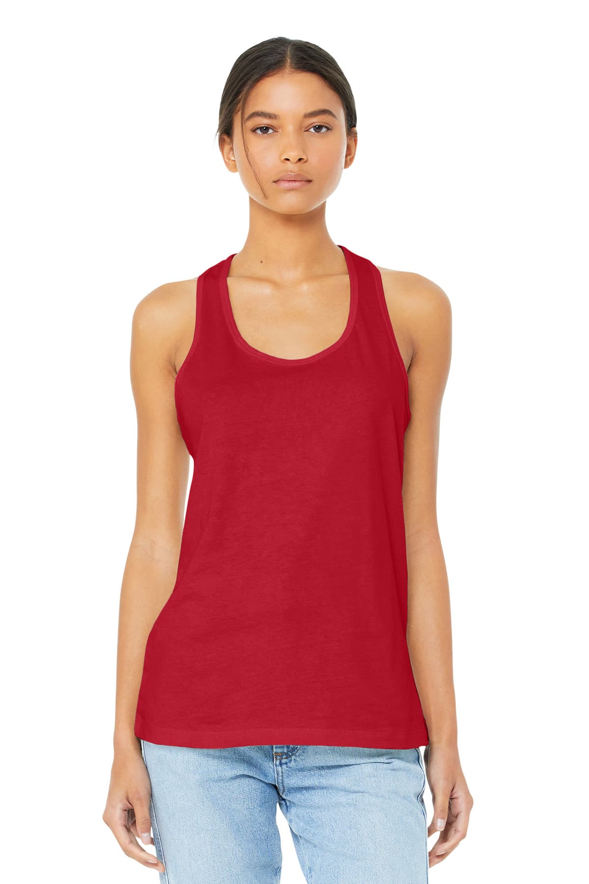 Bella + Canvas BELLA+CANVAS Women's Jersey Racerback Tank. BC6008