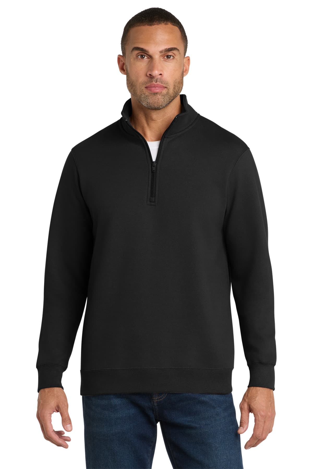 Port & Company Port & Co Fan Favorite Fleece 1/4-Zip Pullover Sweatshirt. PC850Q