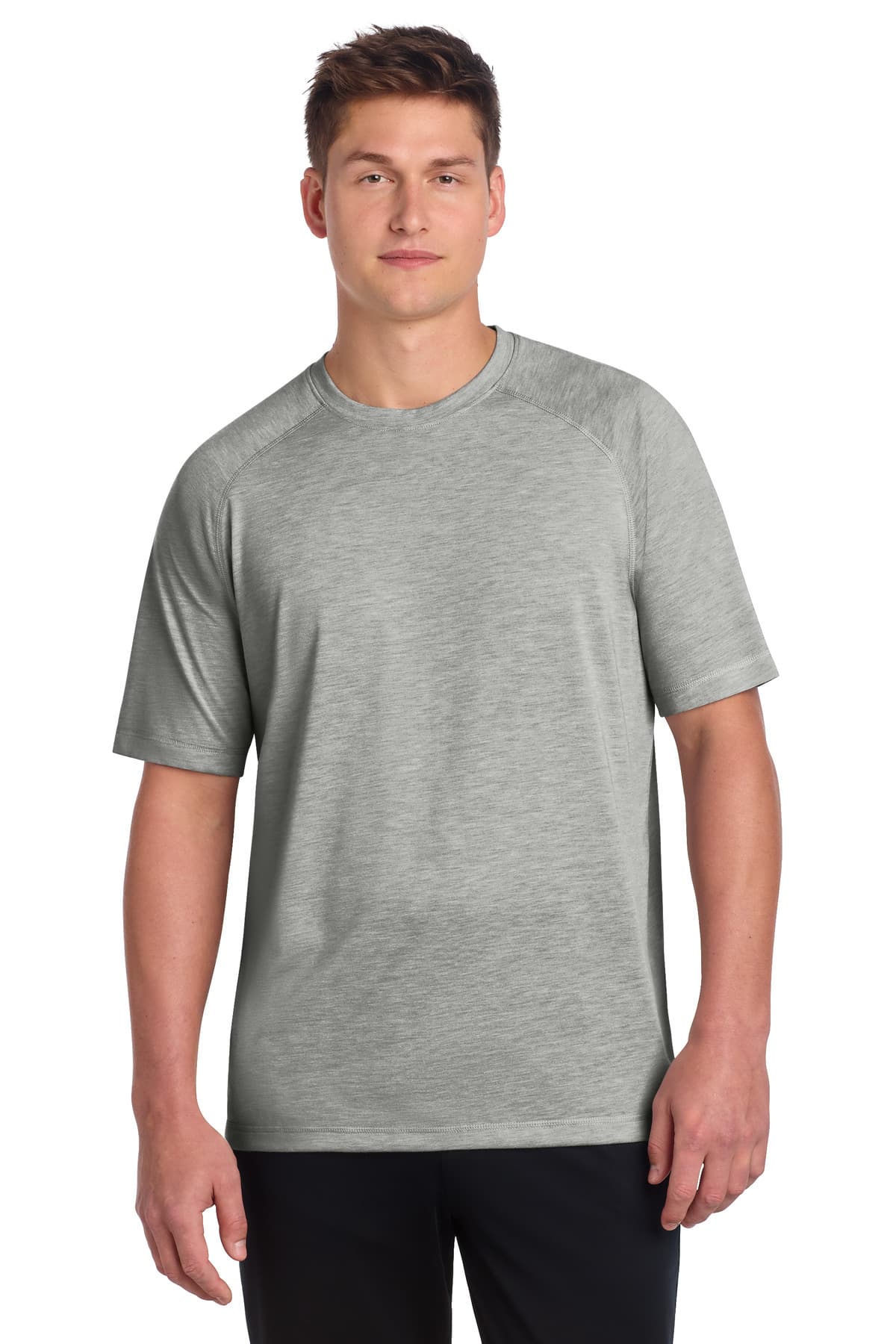 Sport-Tek Sport-Tek PosiCharge Tri-Blend Wicking Raglan Tee. ST400
