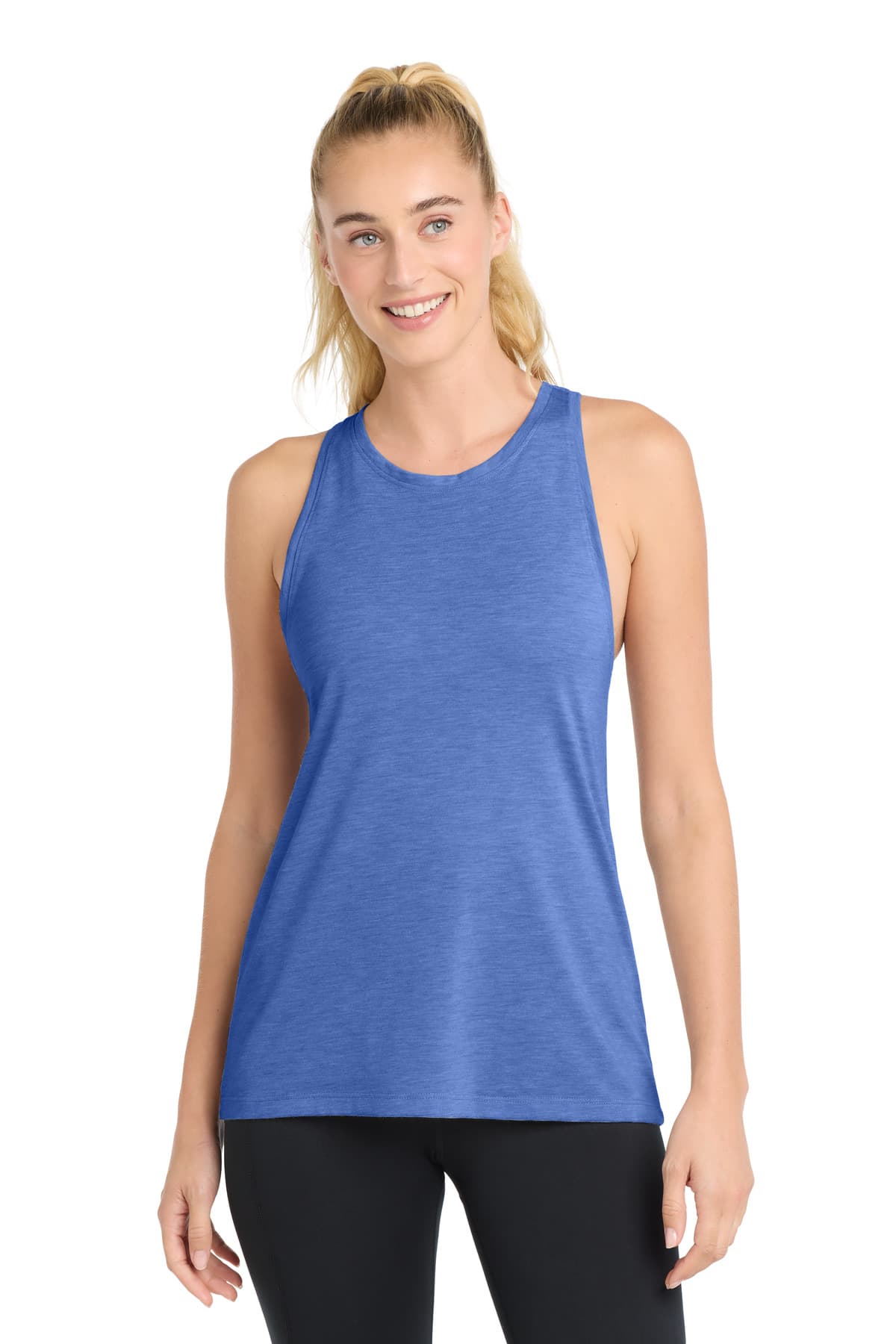 Sport-Tek Sport-Tek Women's PosiCharge Tri-Blend Wicking Tank. LST402