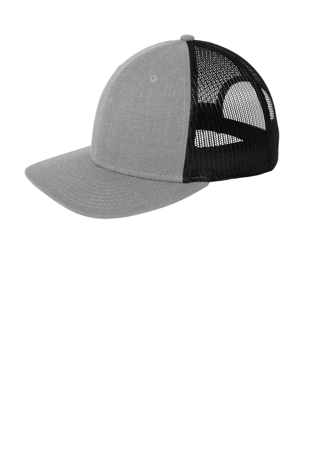New Era New Era Snapback Low Profile Trucker Cap NE207 in Heather Grey/ Black