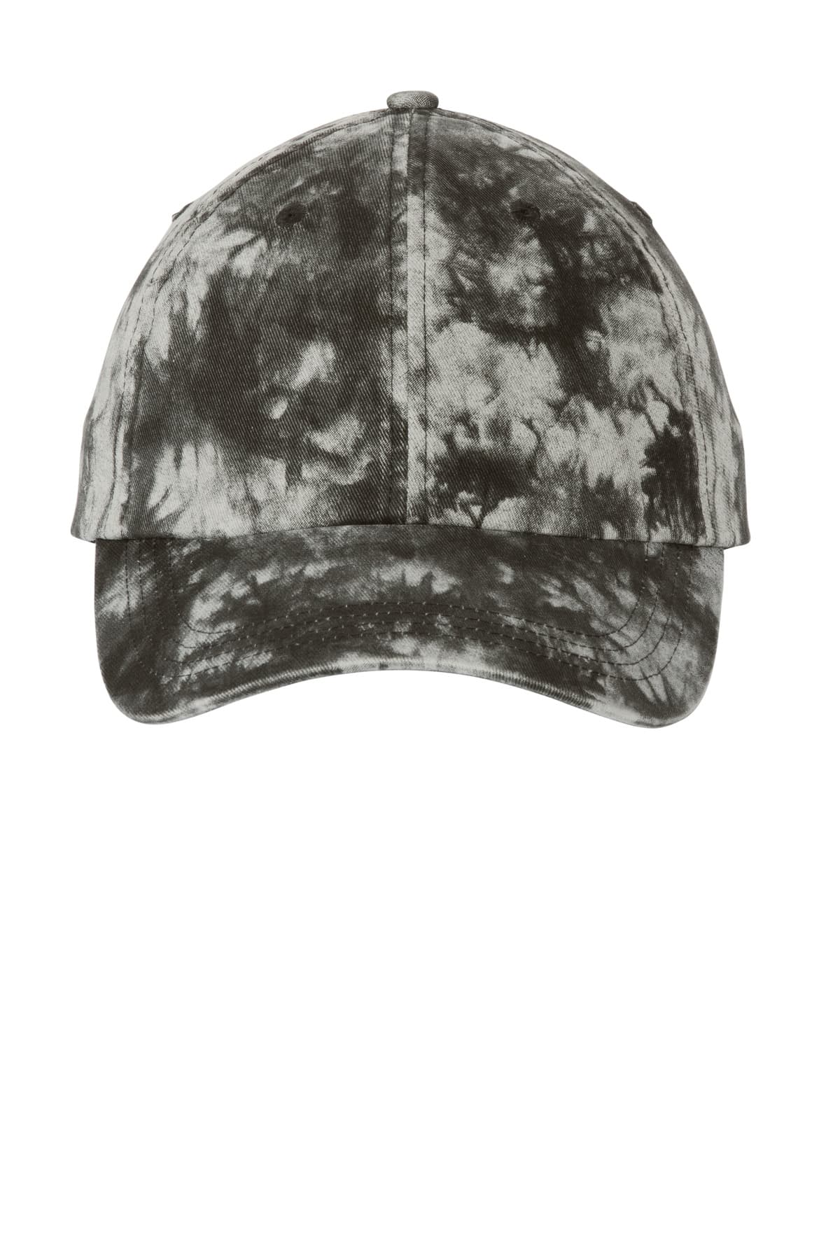 Port Authority Port Authority Tie-Dye Cap C961 in Black