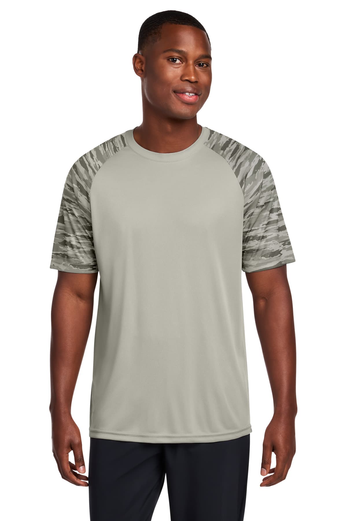 Sport-Tek Sport-Tek Drift Camo Colorblock Tee ST376