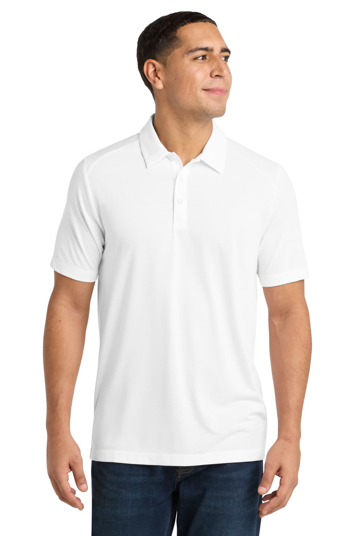 Sport-Tek Sport-Tek PosiCharge Tri-Blend Wicking Polo. ST405