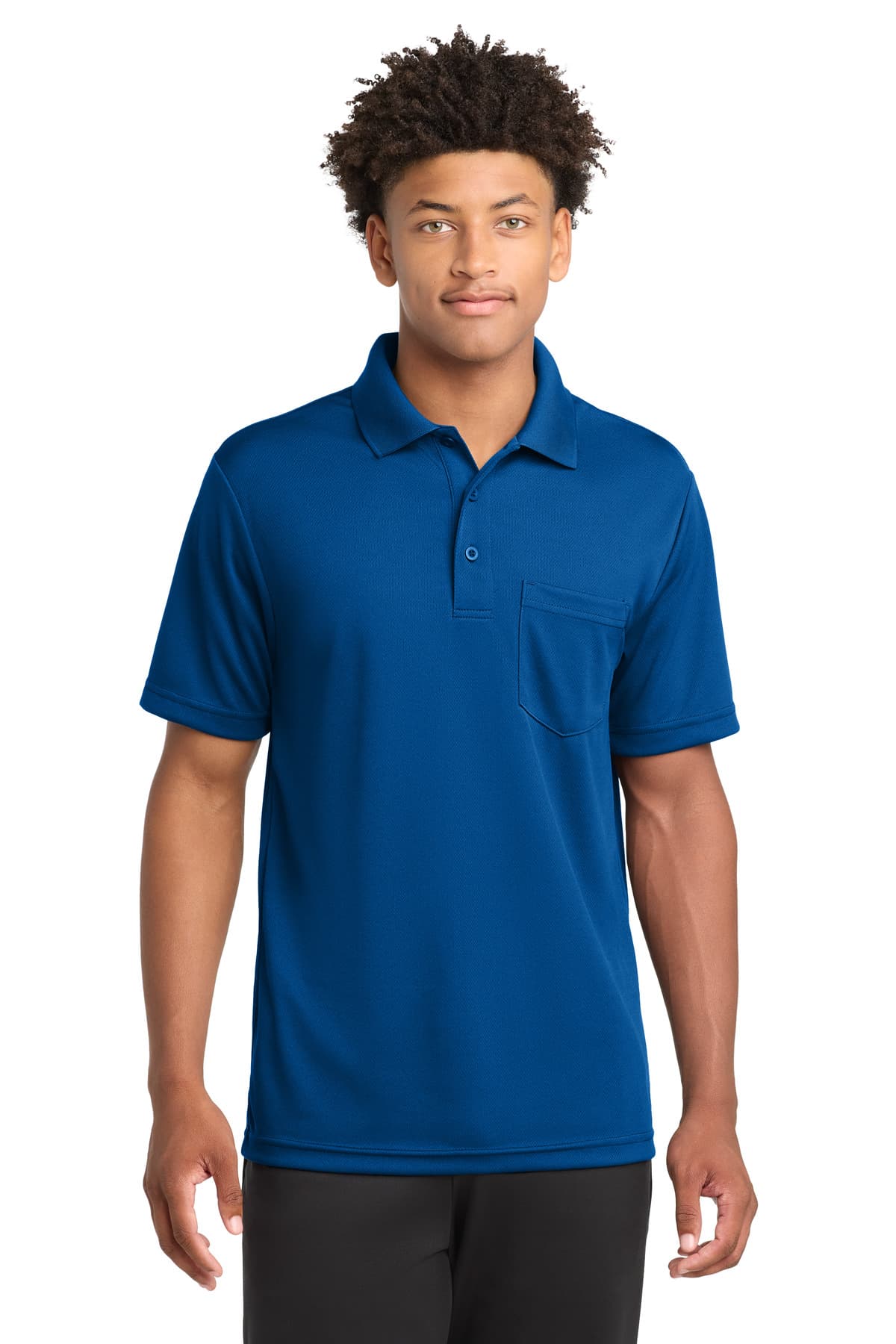 Sport-Tek Sport-Tek PosiCharge RacerMesh Pocket Polo. ST640P