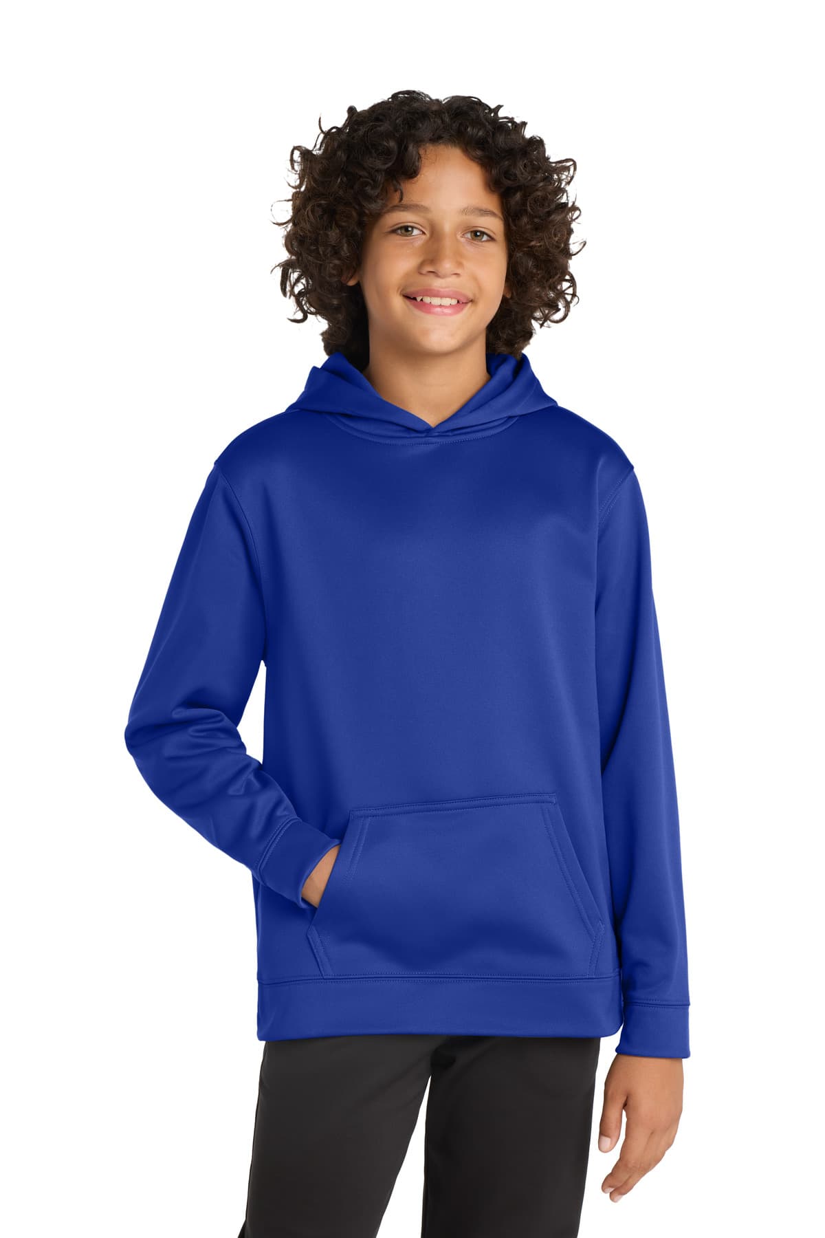 Sport-Tek Sport-Tek Youth Sport-Wick Fleece Hooded Pullover. YST244