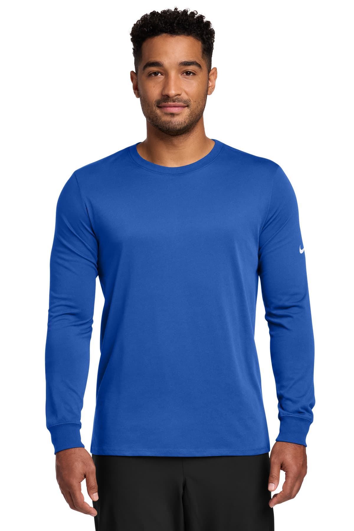 Nike Nike Dri-FIT Cotton/Poly Long Sleeve Tee. NKBQ5230