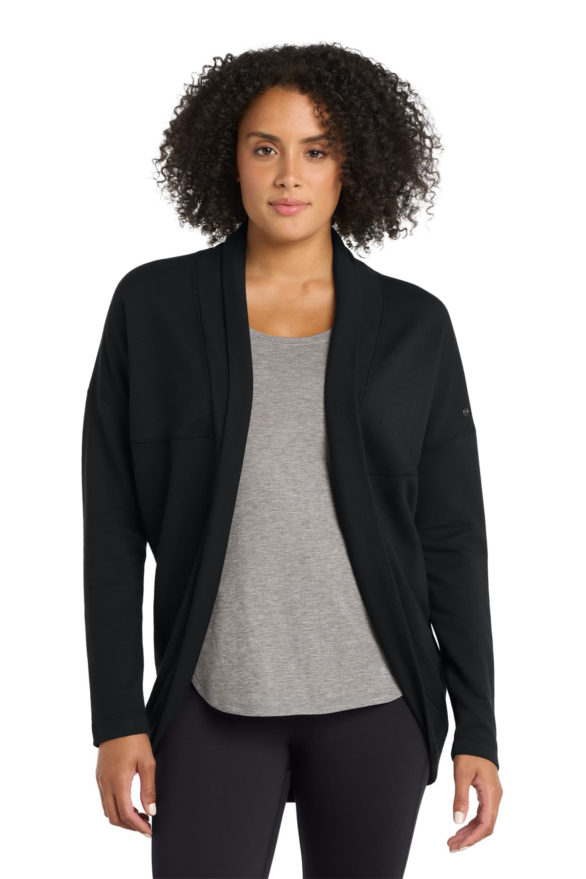 OGIO OGIO Women's Luuma Cocoon Fleece. LOG811 in Blacktop