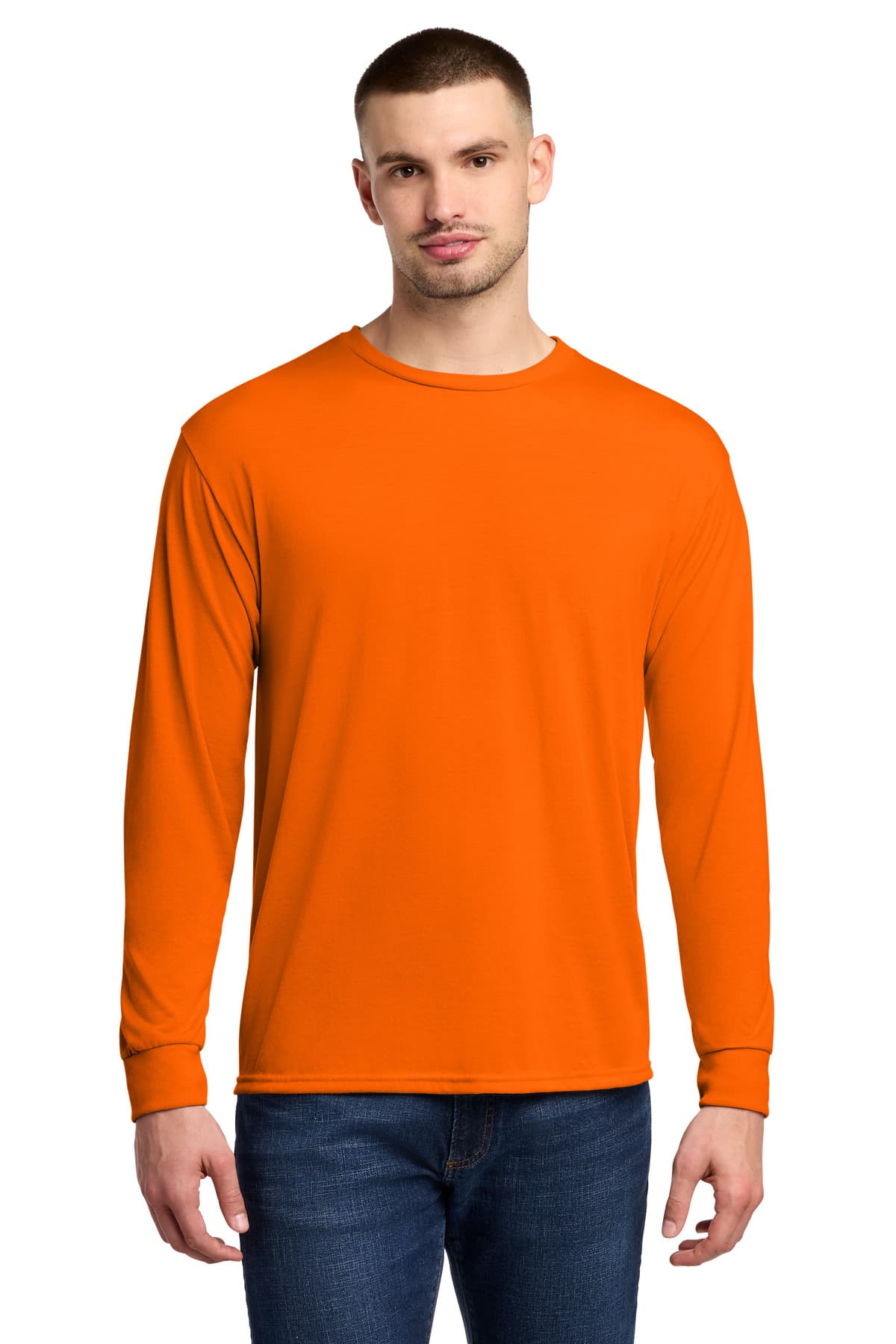 Jerzees Jerzees Dri-Power 100% Polyester Long Sleeve T-Shirt 21LS