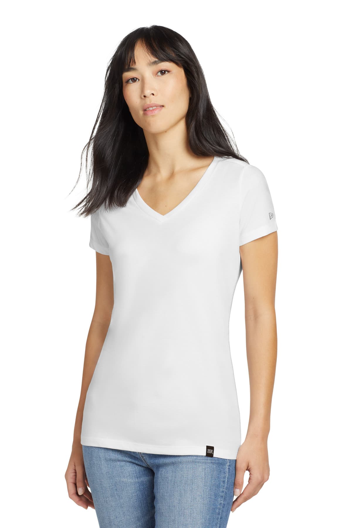 New Era New Era Women's Heritage Blend V-Neck Tee. LNEA101