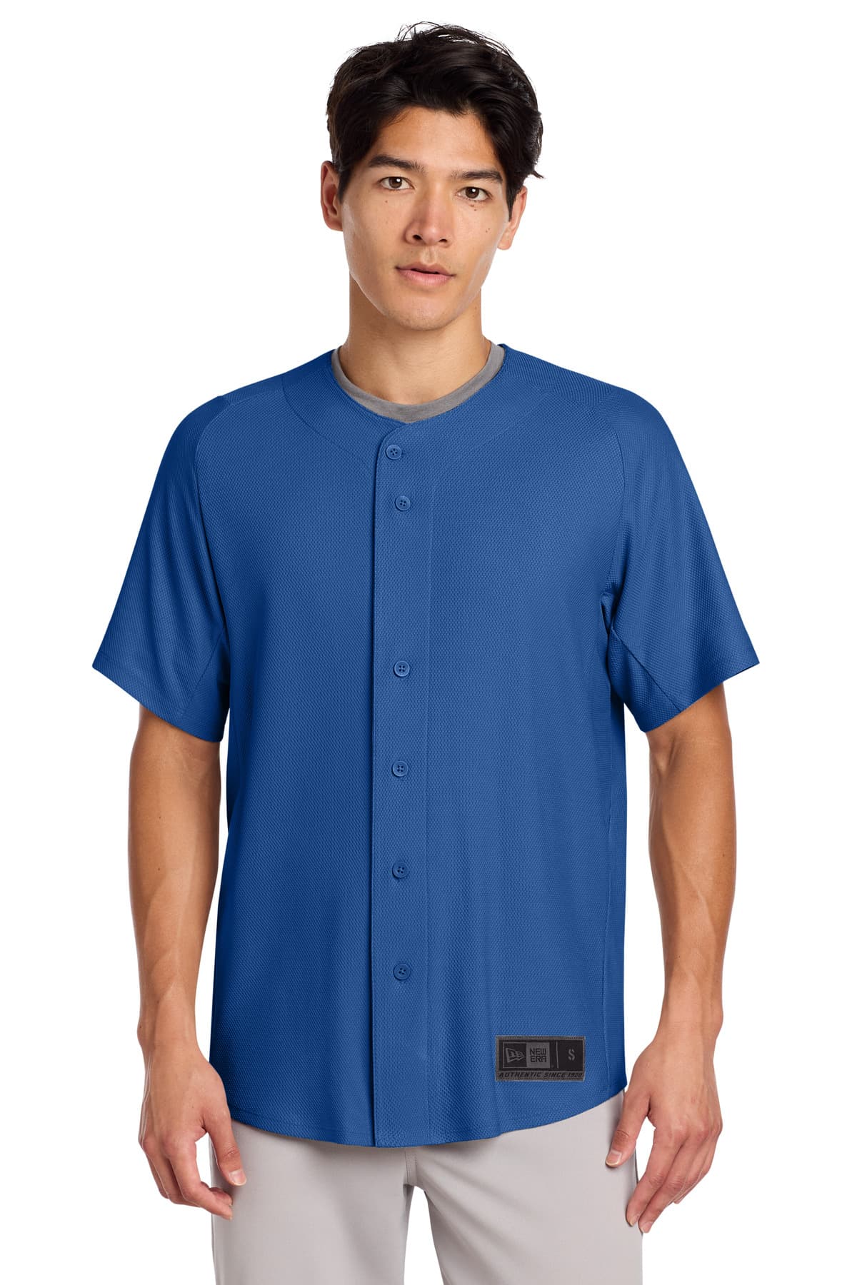 New Era New Era Diamond Era Full-Button Jersey. NEA220