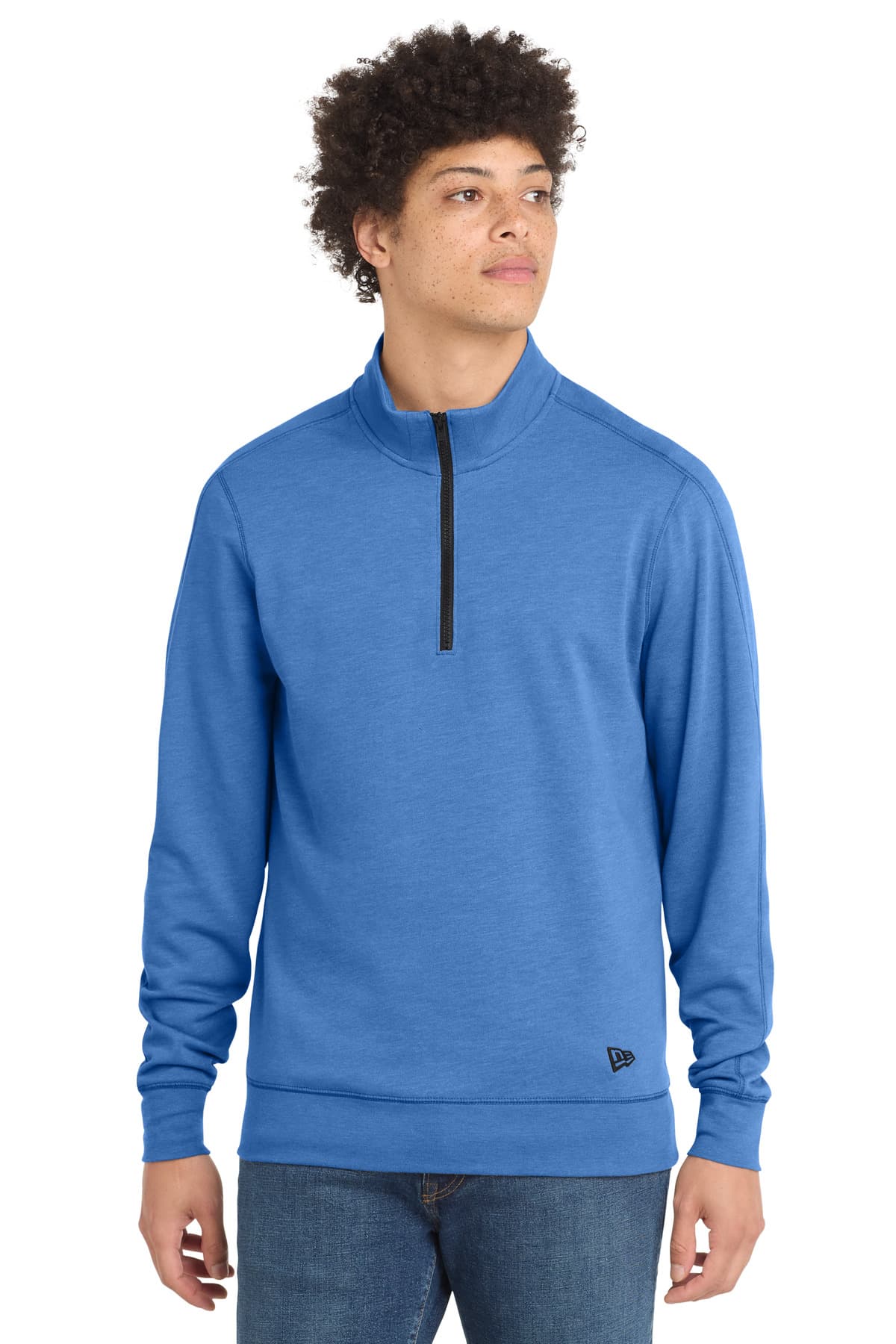 New Era New Era Tri-Blend Fleece 1/4-Zip Pullover. NEA512
