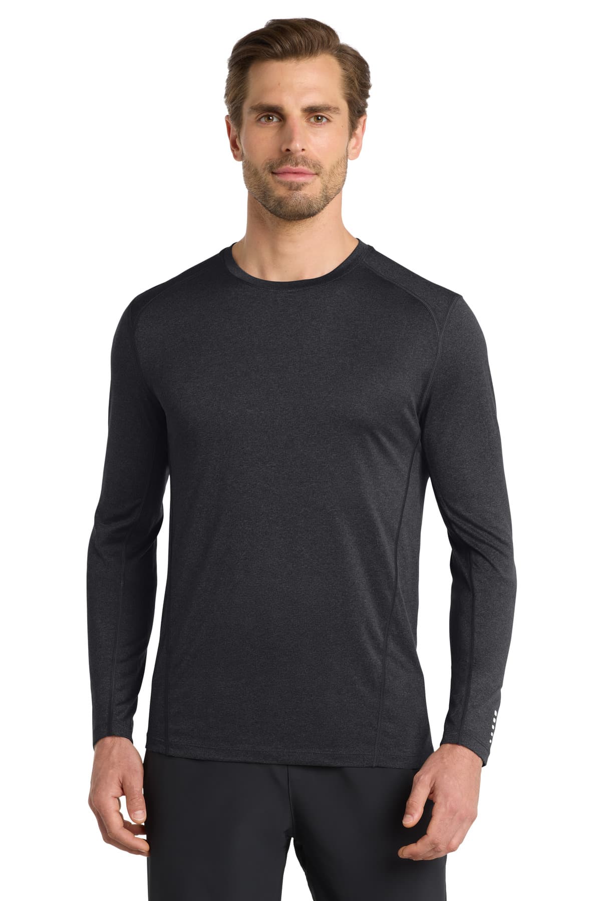 OGIO OGIO Long Sleeve Pulse Crew. OE321 in Blacktop