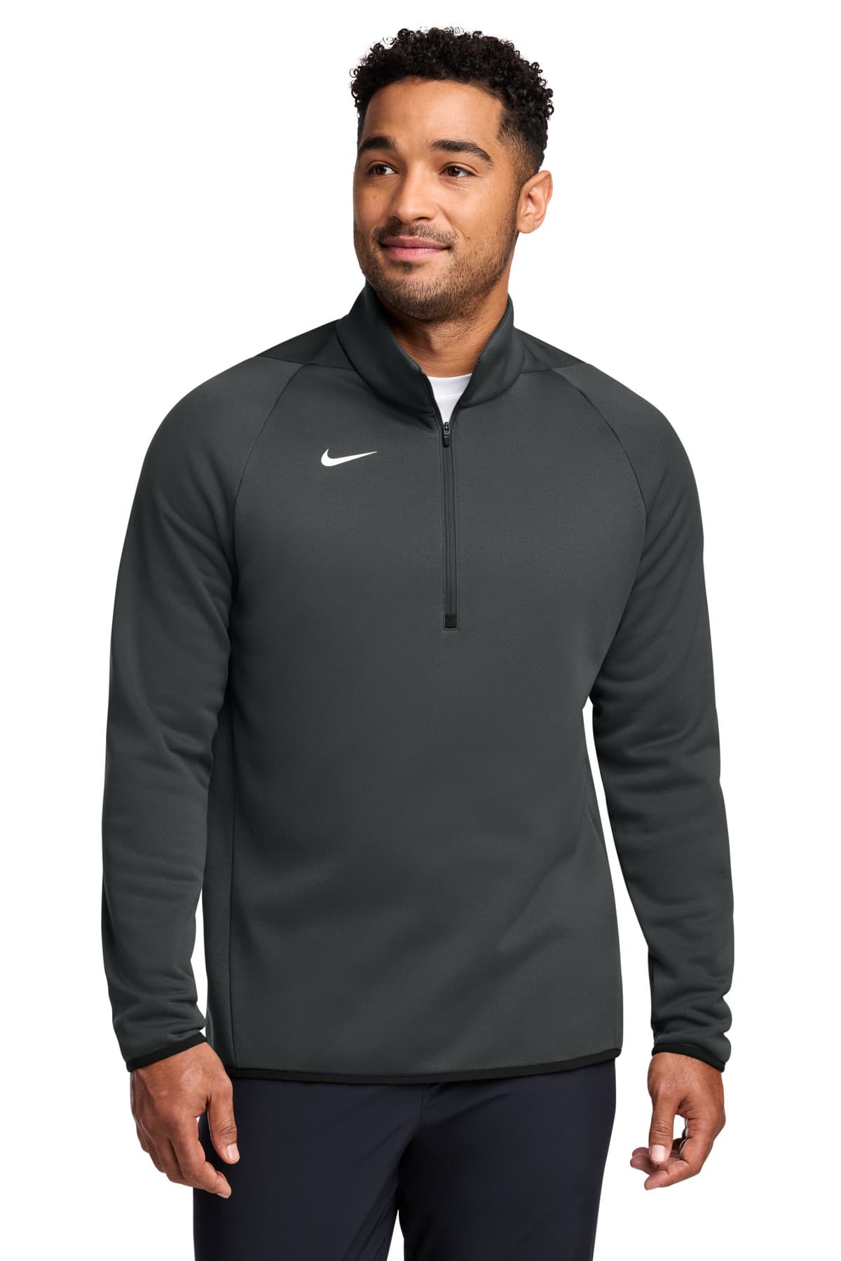Nike Nike Therma-FIT 1/4-Zip Fleece CN9492 in Team Anthracite