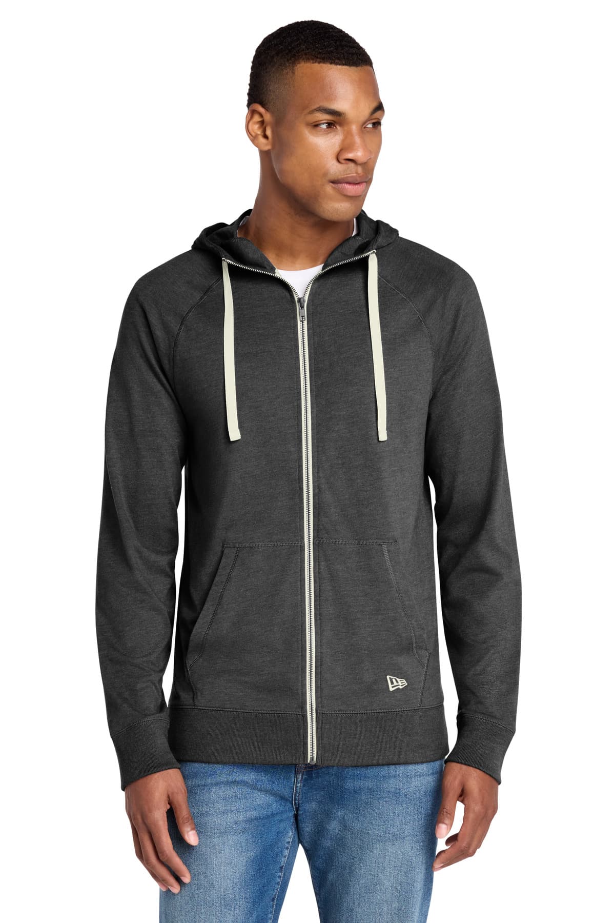 New Era New Era Sueded Cotton Blend Full-Zip Hoodie. NEA122