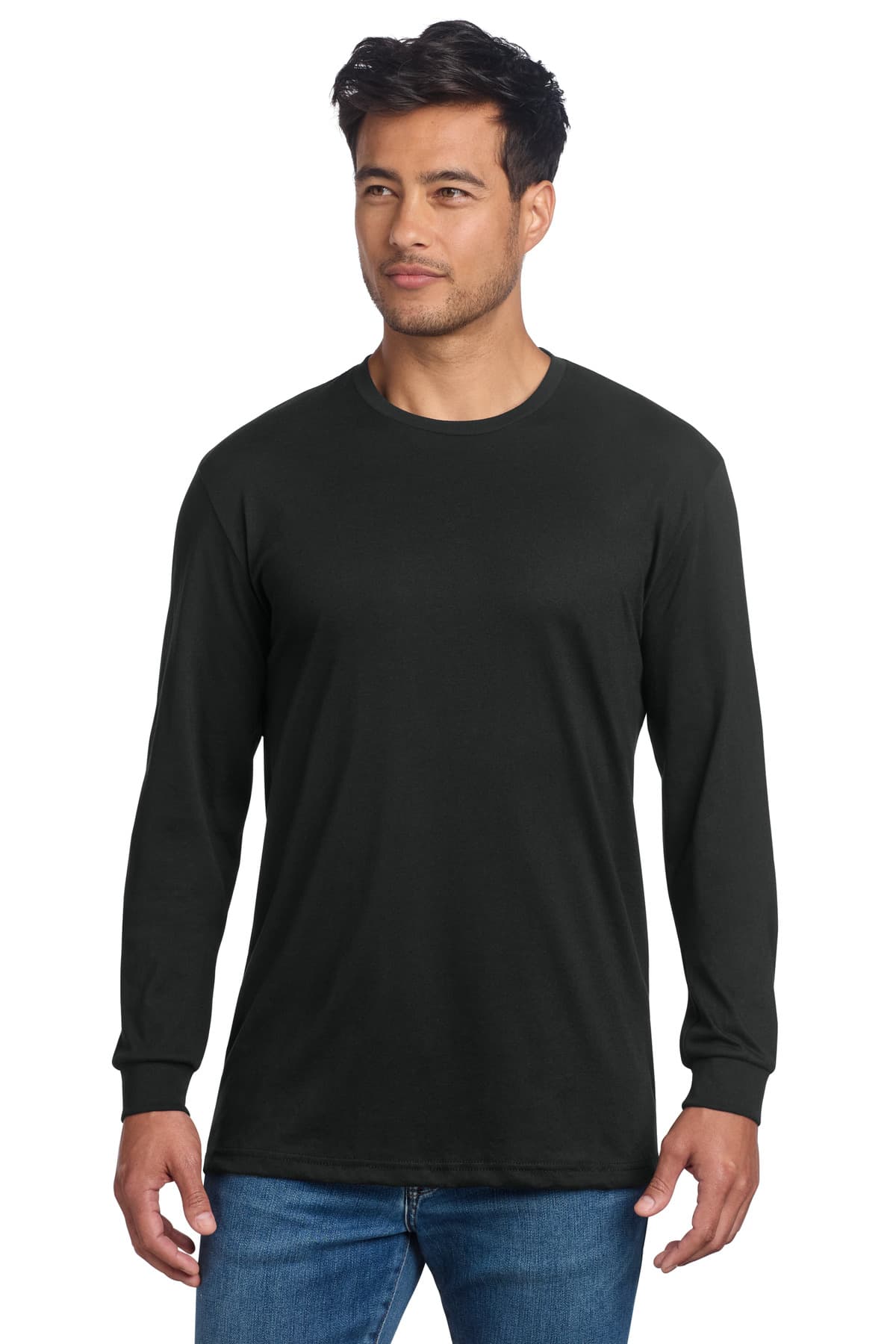 Next Level Next Level Apparel Adult CVC Long Sleeve Tee NL6211 in Black
