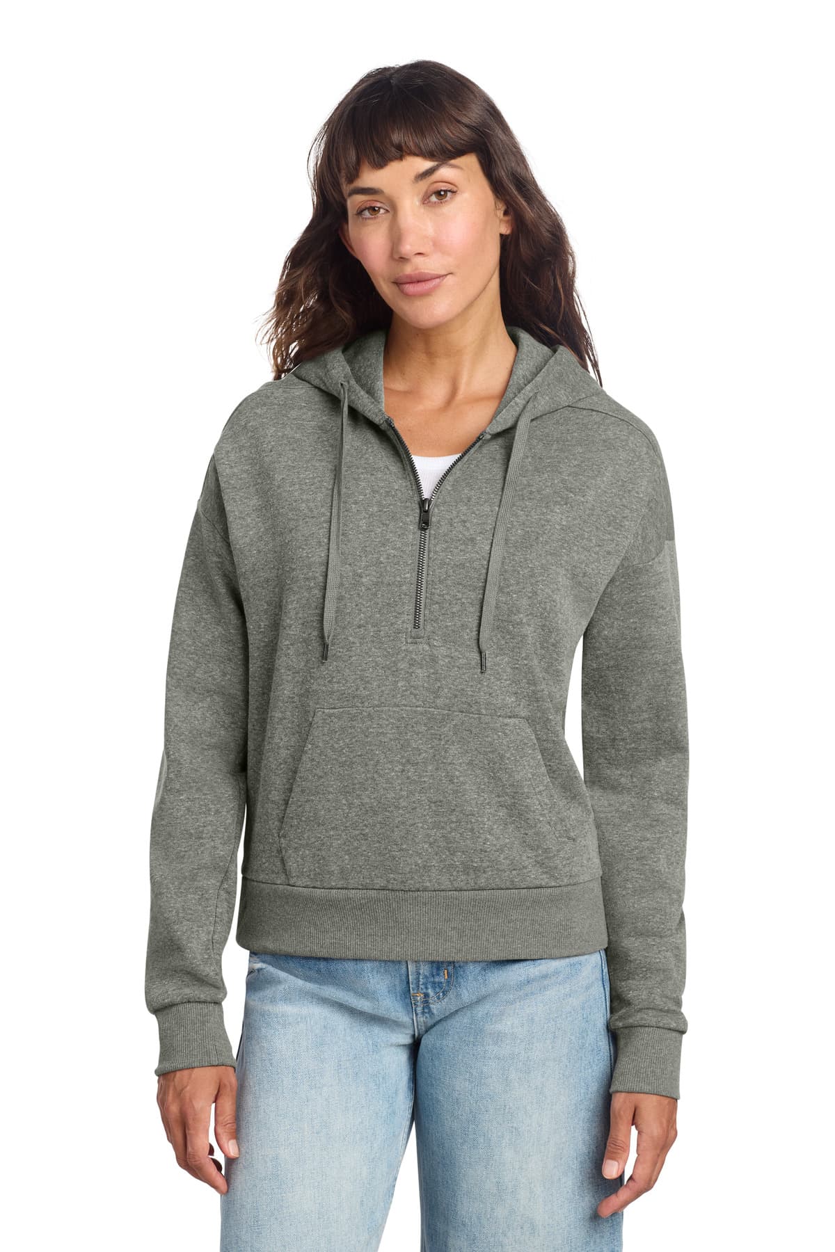 District District Women's Perfect Tri Fleece 1/2-Zip Pullover DT1311