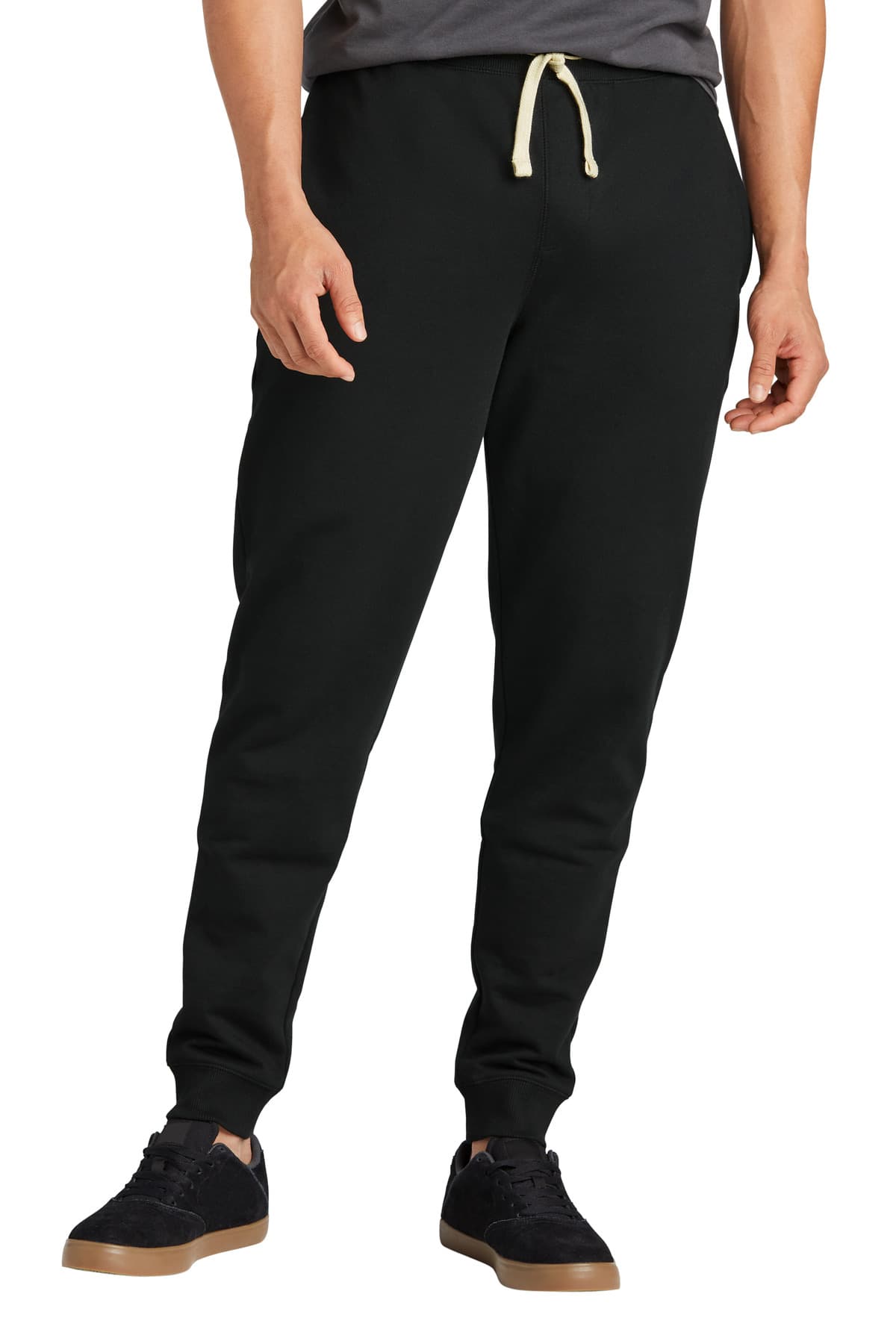 District District Re-Fleece Jogger DT8107 in Black