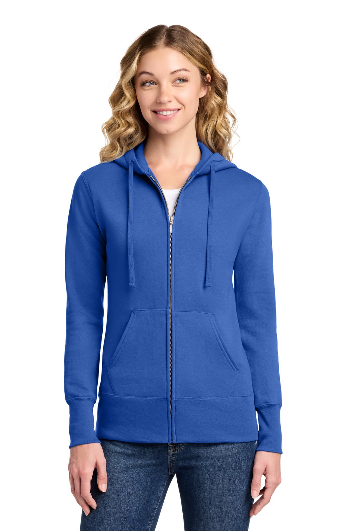 Port & Company Port & Co Women's Core Fleece Full-Zip Hooded Sweatshirt. LPC78ZH