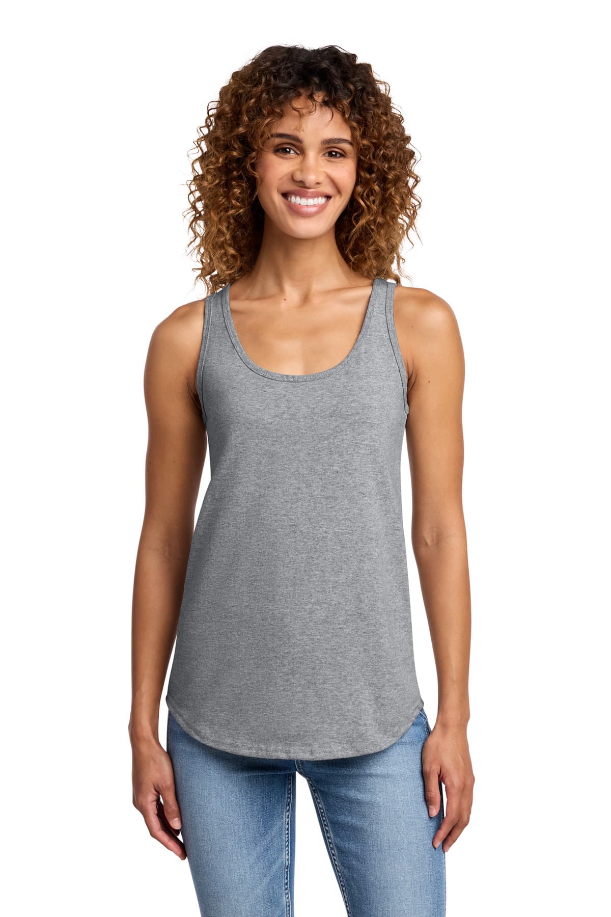 Port & Company Port & Co Women's Core Cotton Tank Top. LPC54TT in Athletic Heather