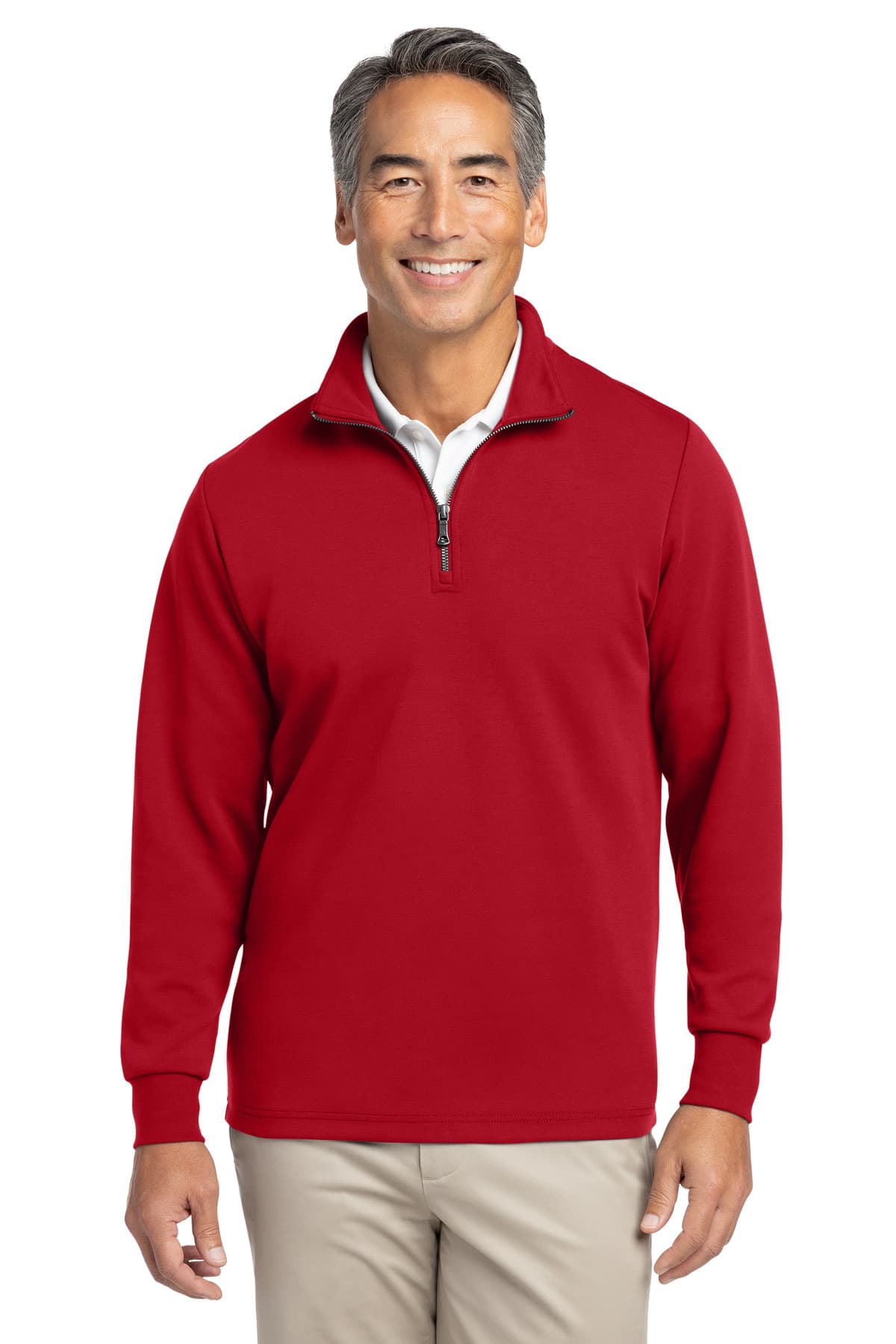Brooks Brothers Brooks Brothers Double-Knit 1/4-Zip BB18206