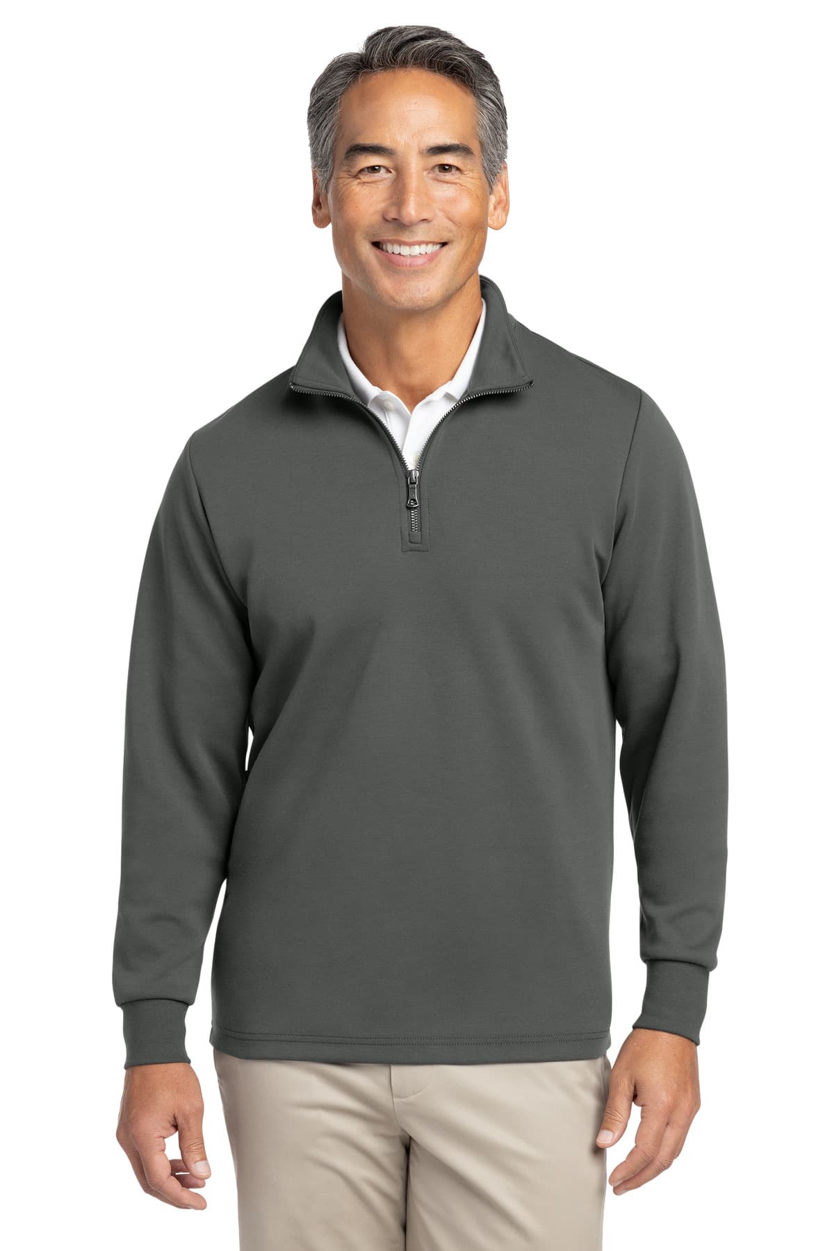 Brooks Brothers Brooks Brothers Double-Knit 1/4-Zip BB18206