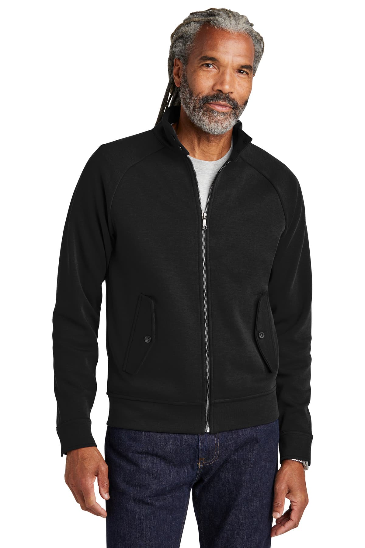 Brooks Brothers Brooks Brothers Double-Knit Full-Zip BB18210