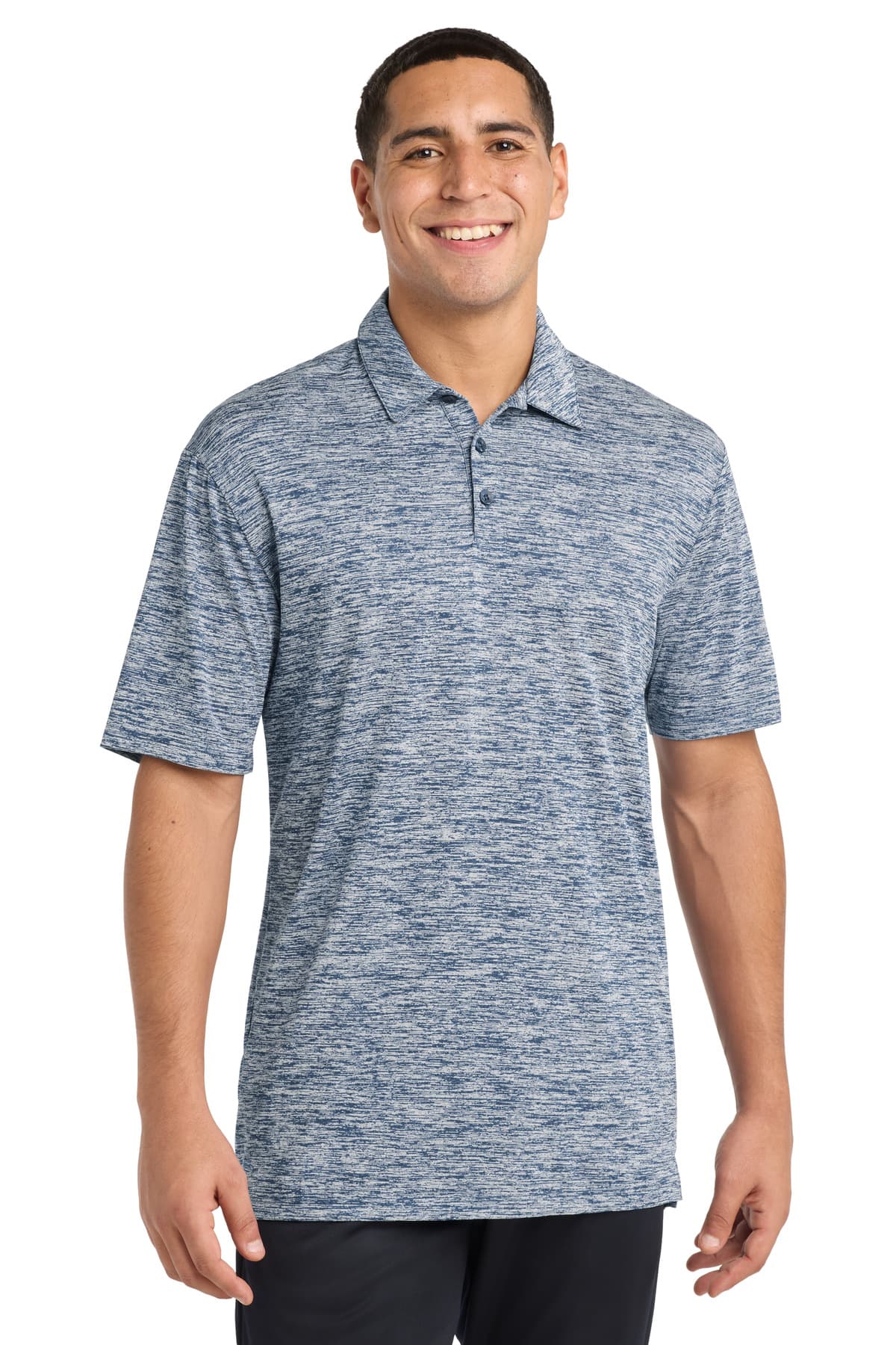 Sport-Tek Sport-Tek PosiCharge Electric Heather Polo. ST590