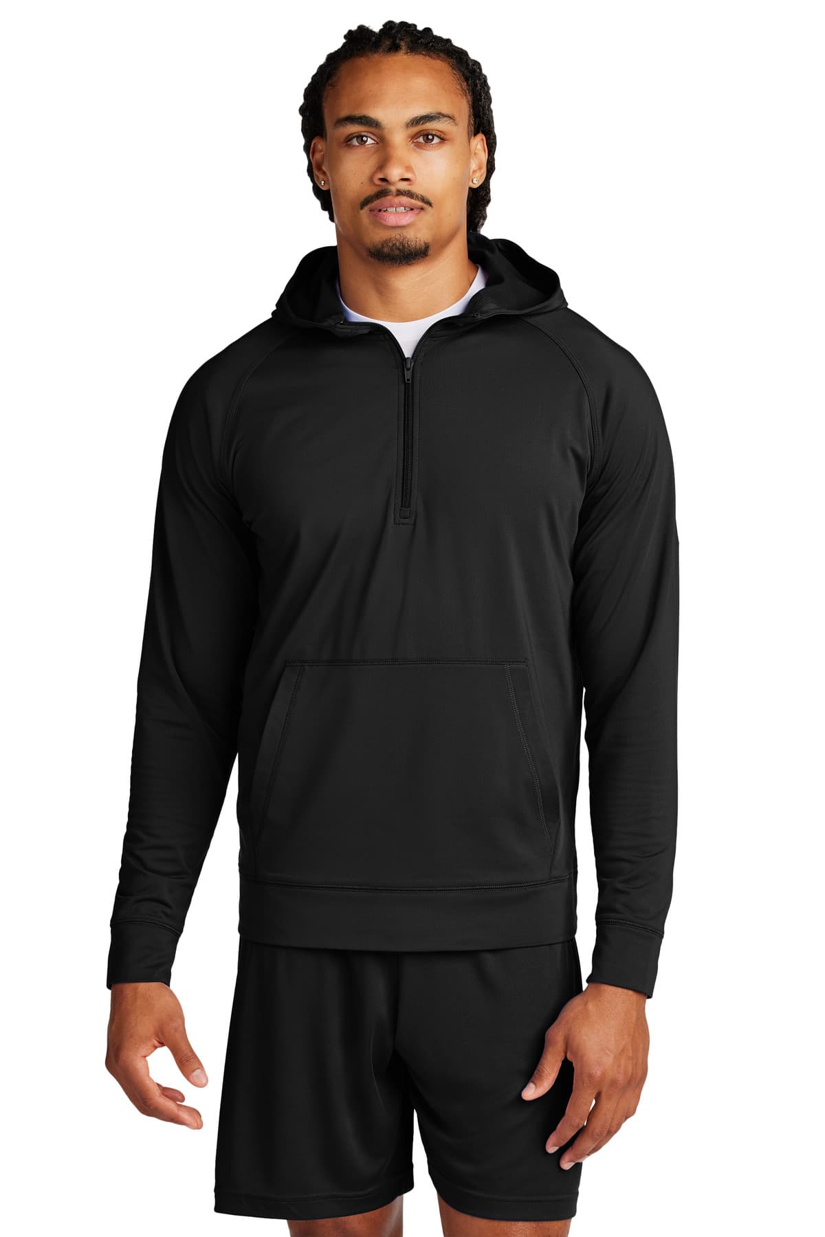 Sport-Tek Sport-Tek Sport-Wick Stretch 1/2-Zip Hoodie ST856