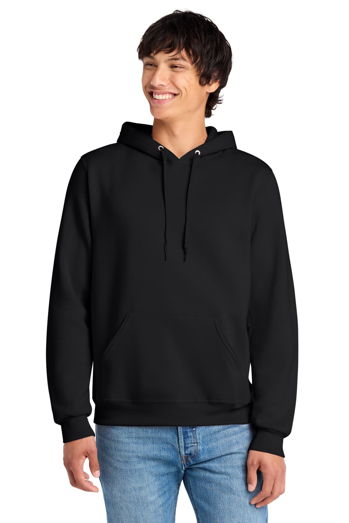Jerzees Jerzees Eco Premium Blend Pullover Hooded Sweatshirt 700M in Black Ink