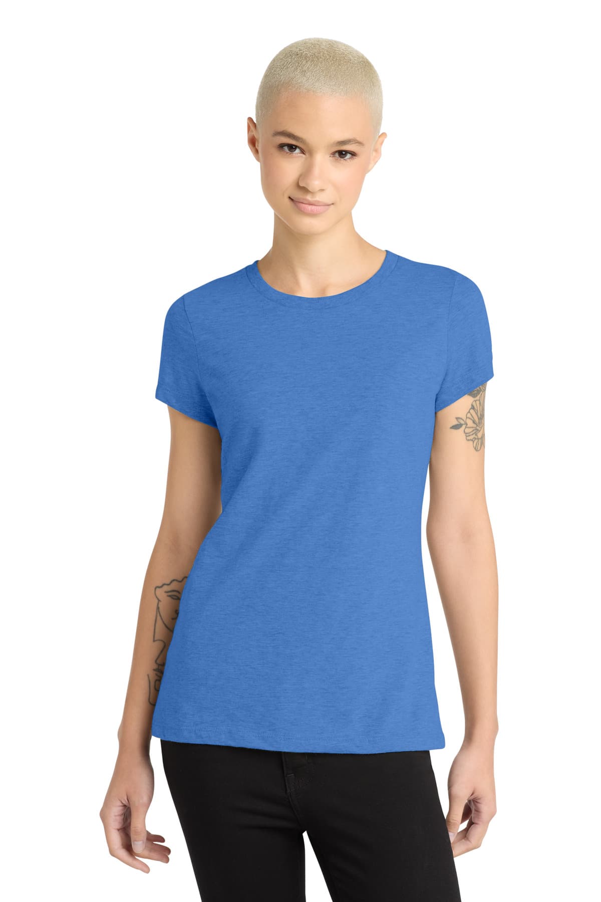 District District Women's Perfect Blend CVC Tee. DM108L