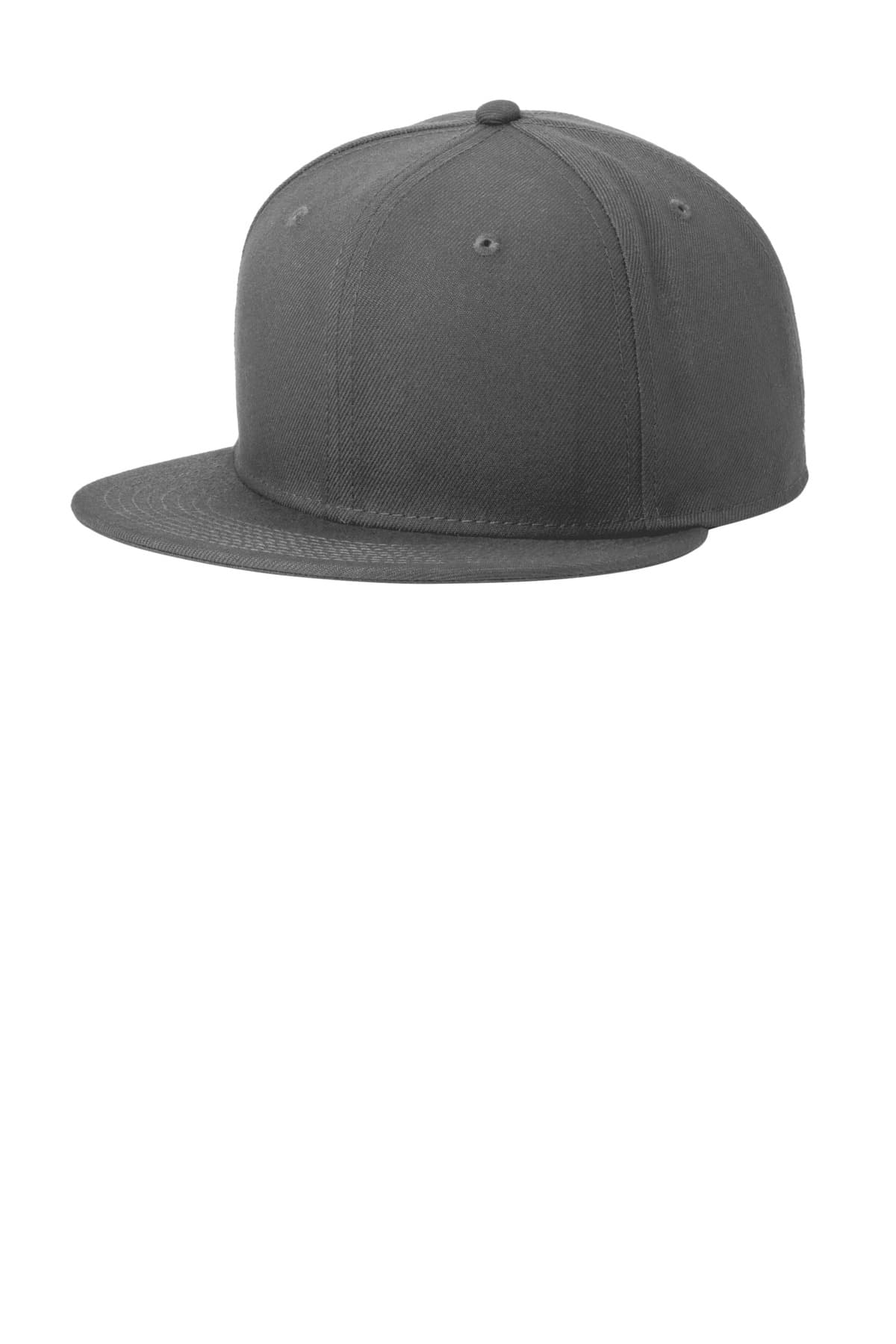 New Era New Era Standard Fit Flat Bill Snapback Cap NE4020 in Graphite