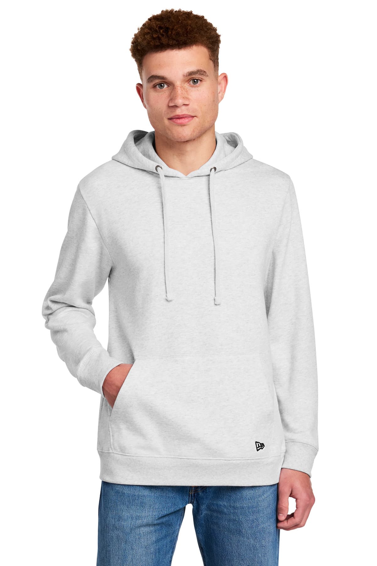 New Era New Era Comeback Fleece Pullover Hoodie NEA550 in Ash