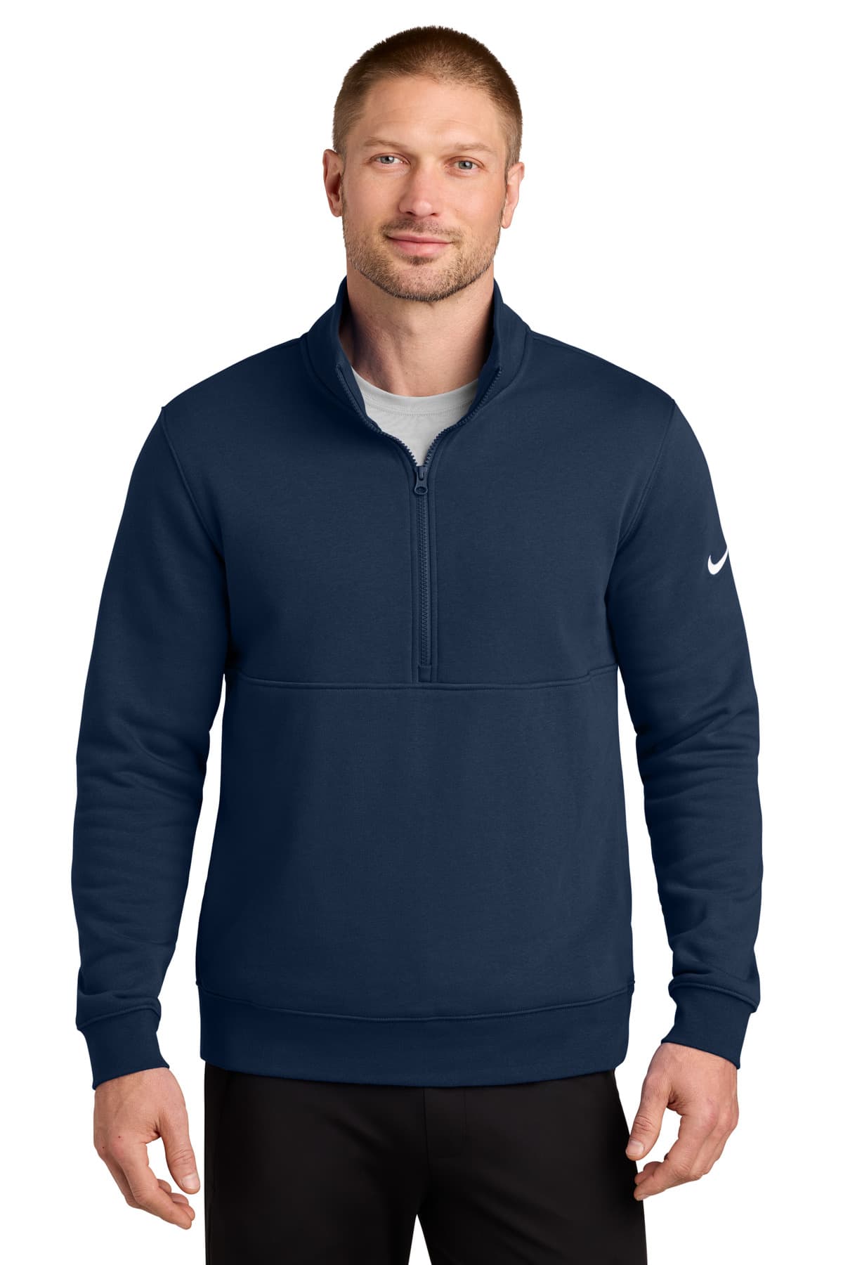 Nike Nike Club Fleece Sleeve Swoosh 1/2-Zip NKDX6718