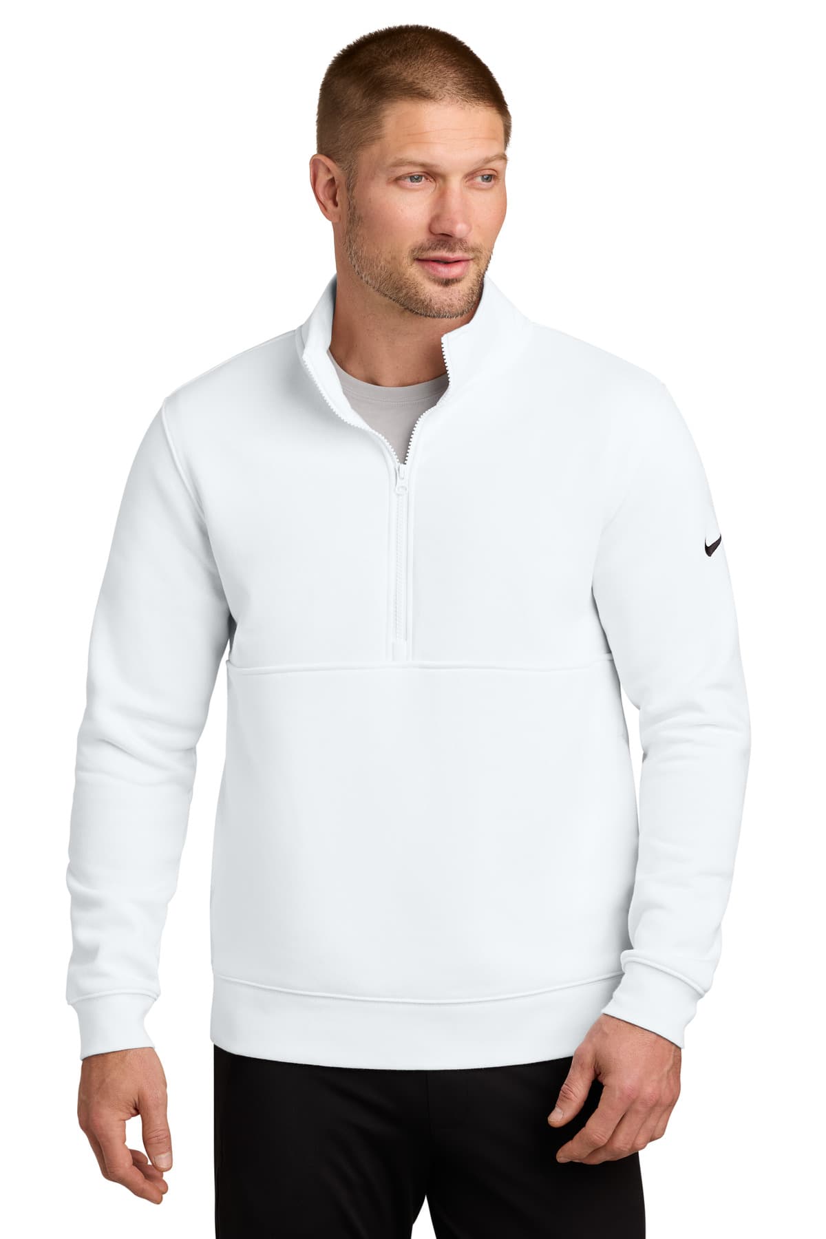 Nike Nike Club Fleece Sleeve Swoosh 1/2-Zip NKDX6718
