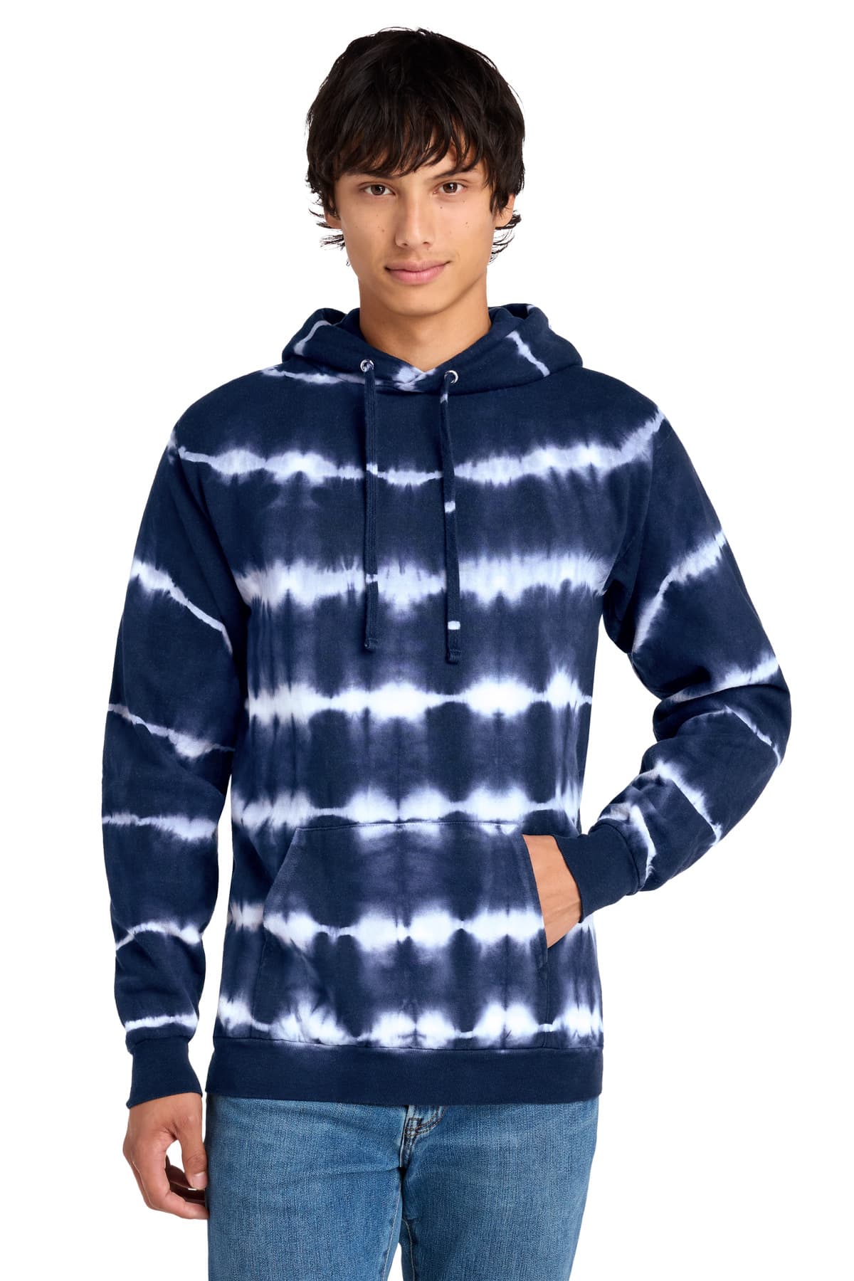 Port & Company Port & Co Allover Stripe Tie-Dye Fleece PC143