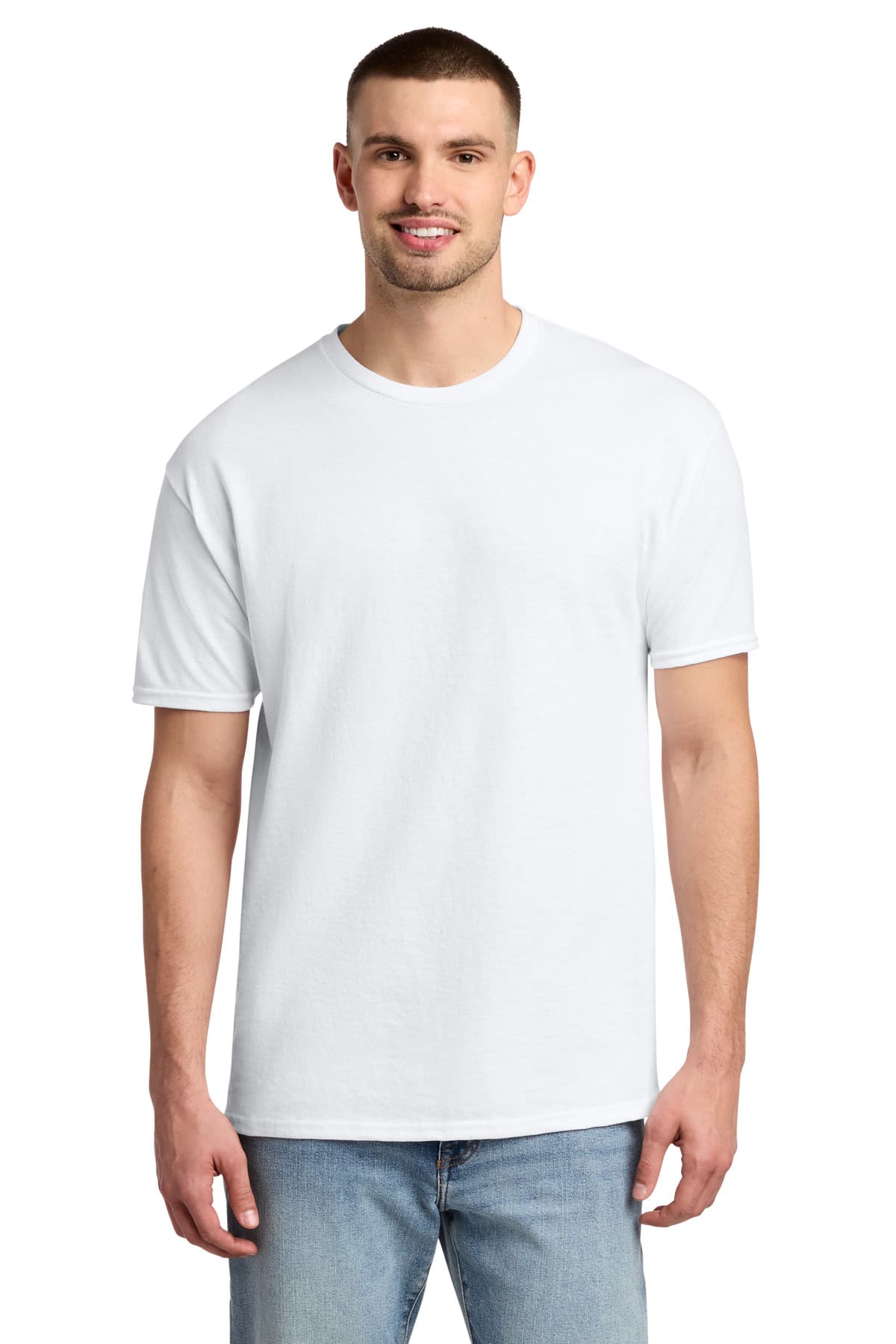 Jerzees Jerzees - Dri-Power 50/50 Cotton/Poly T-Shirt. 29M in White