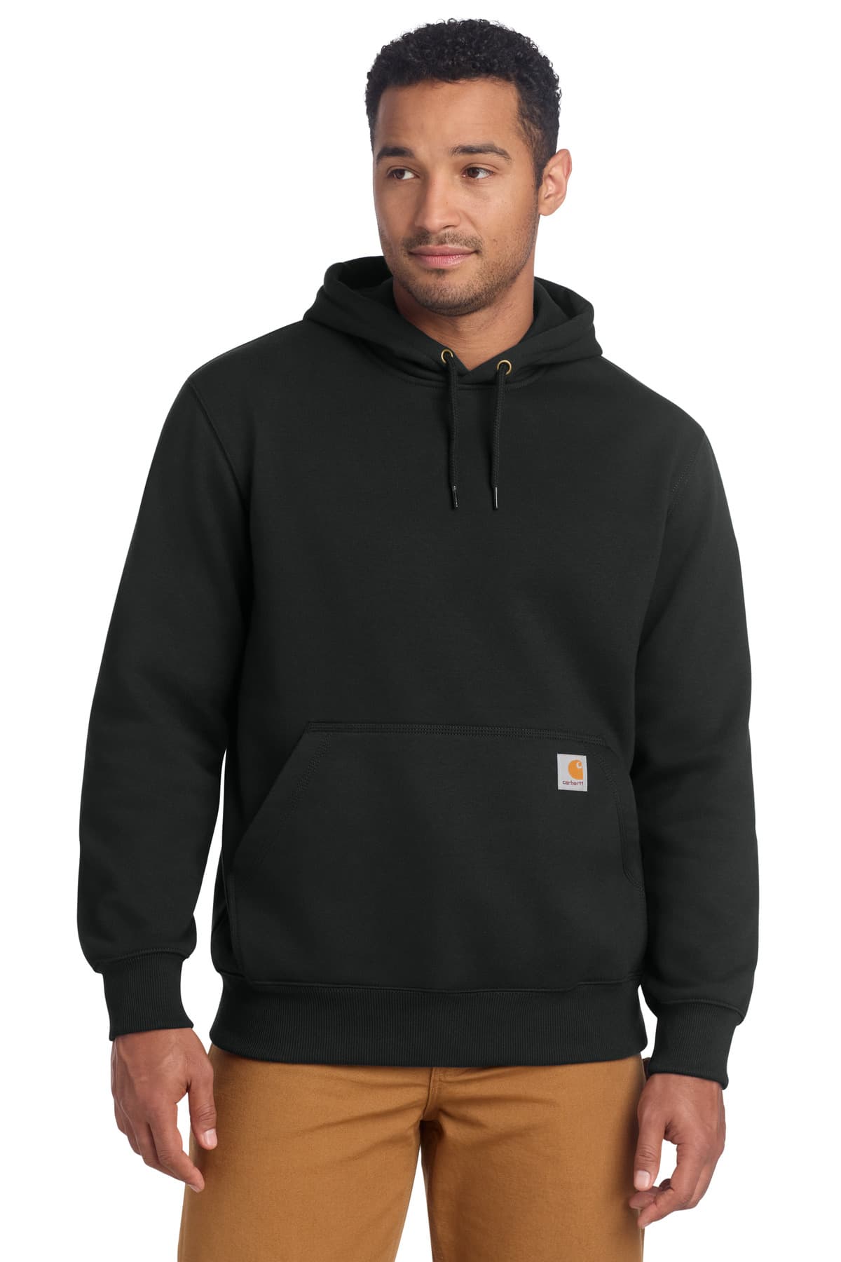 Carhartt Carhartt Rain Defender Paxton Heavyweight Hooded Sweatshirt. CT100615 in Black
