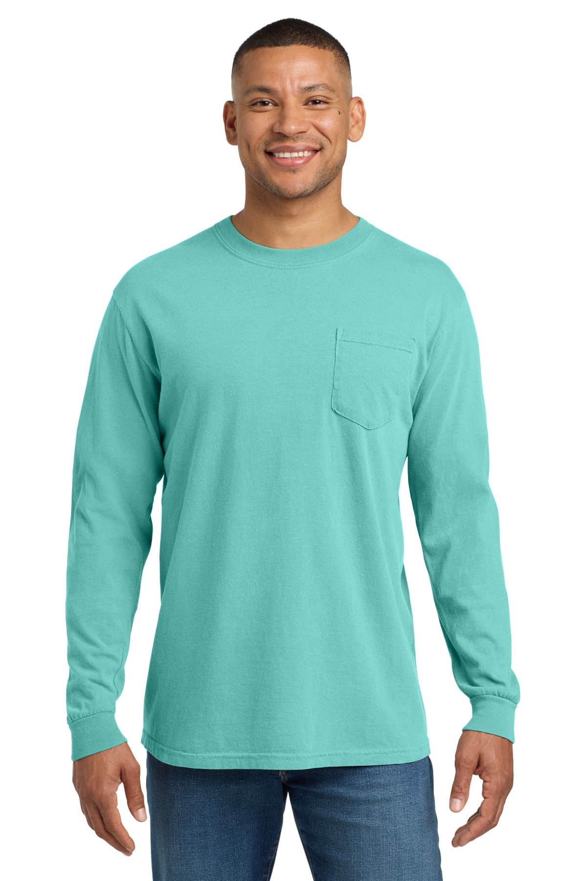Comfort Colors COMFORT COLORS Heavyweight Ring Spun Long Sleeve Pocket Tee. 4410
