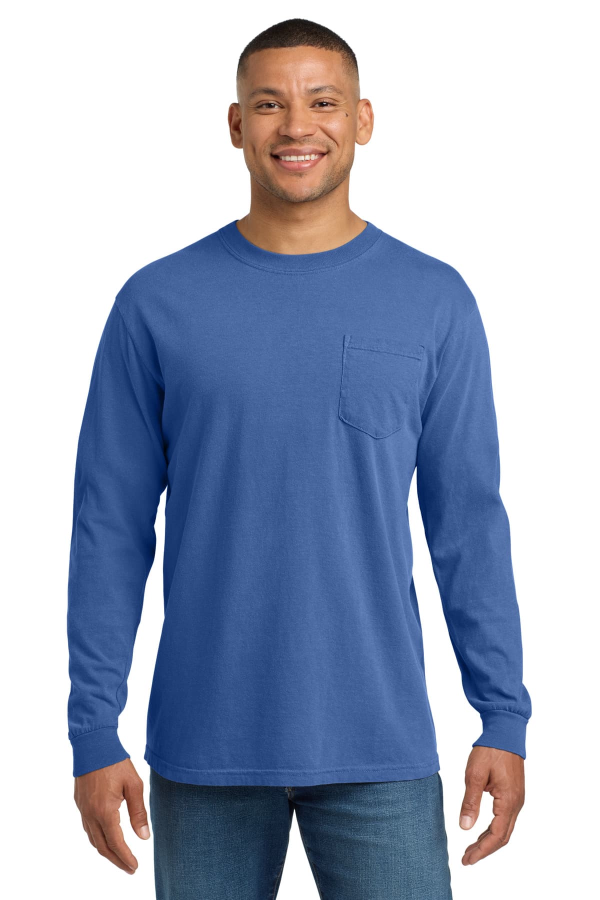 Comfort Colors COMFORT COLORS Heavyweight Ring Spun Long Sleeve Pocket Tee. 4410