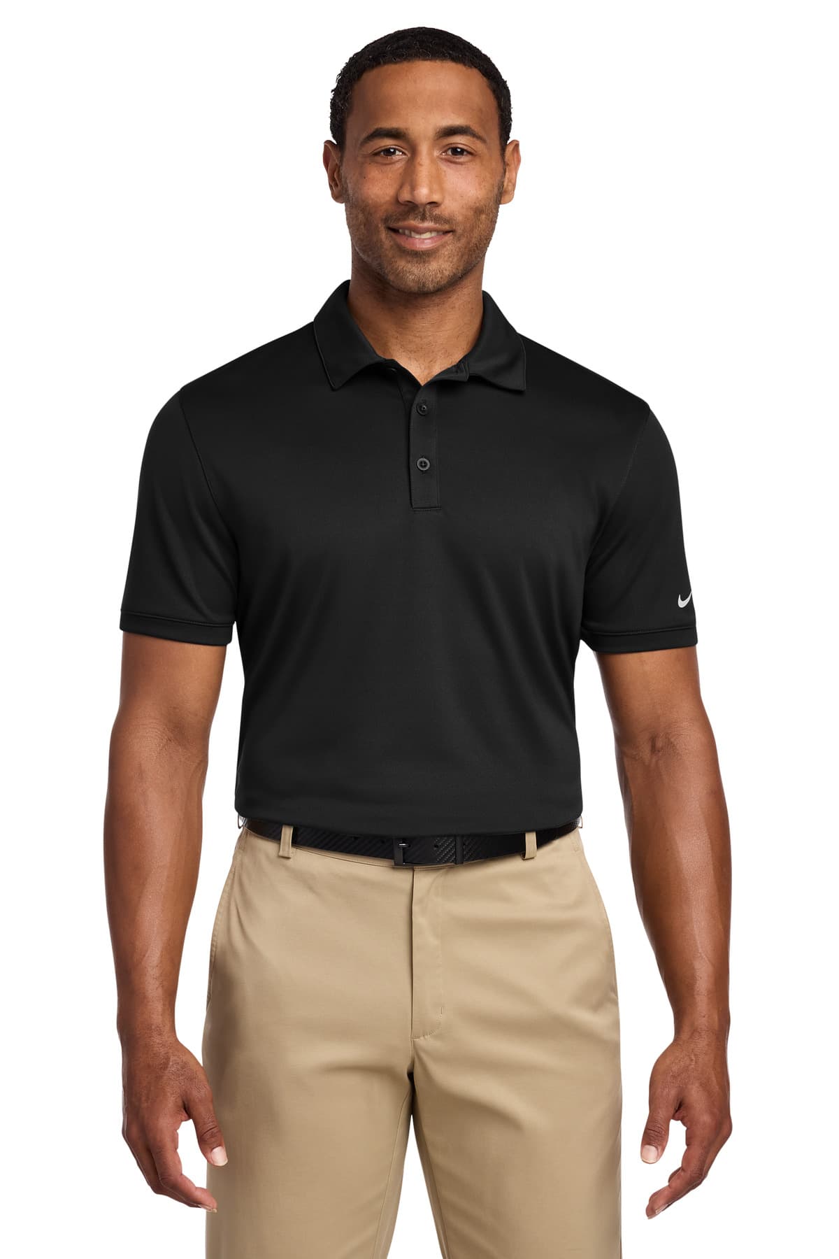 Nike Nike Dri-FIT Players Modern Fit Polo. 799802 in Black