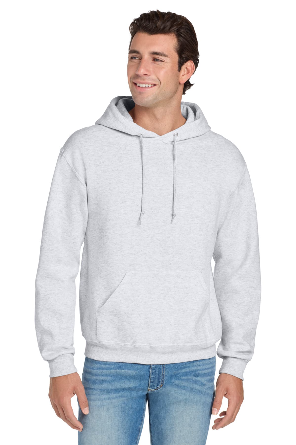 Jerzees Jerzees NuBlend Pullover Hooded Sweatshirt. 996M in Ash