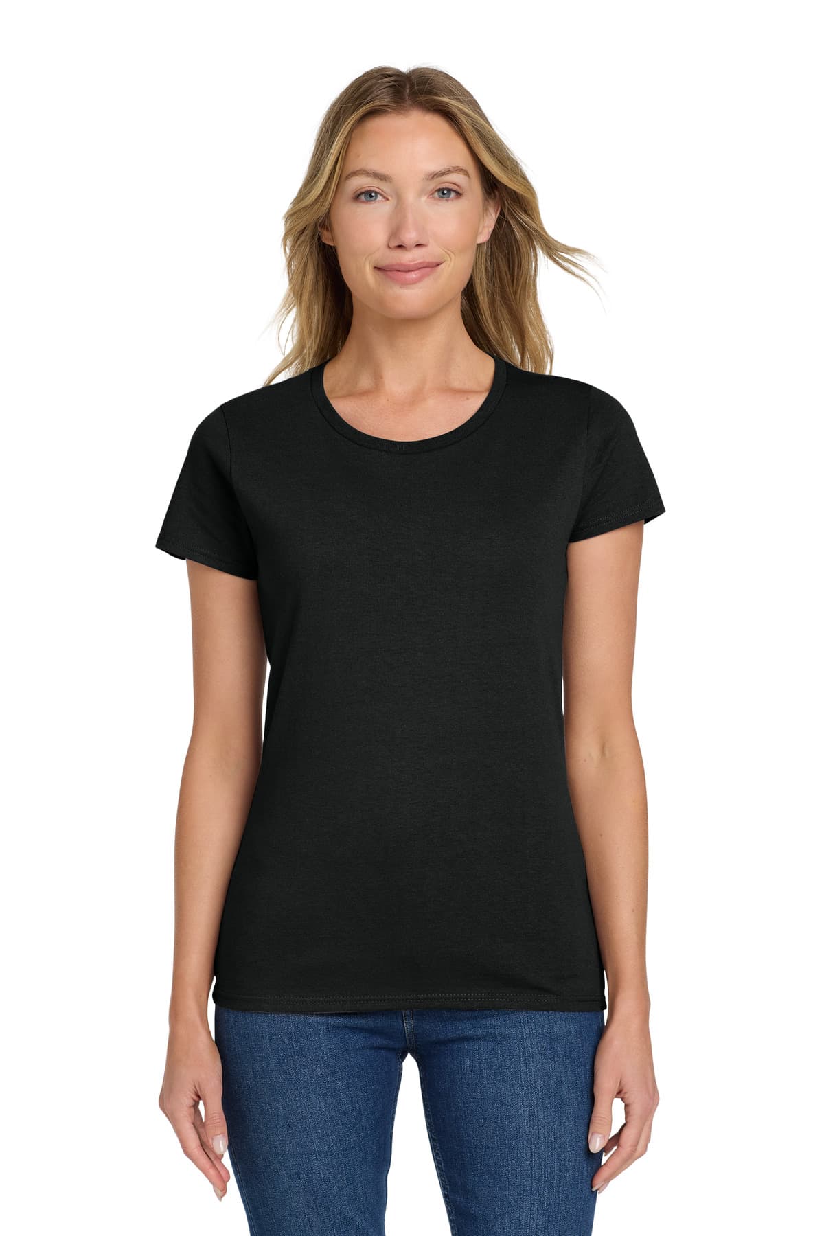 Gildan Gildan Women's Heavy Cotton 100% Cotton T-Shirt. 5000L in Black