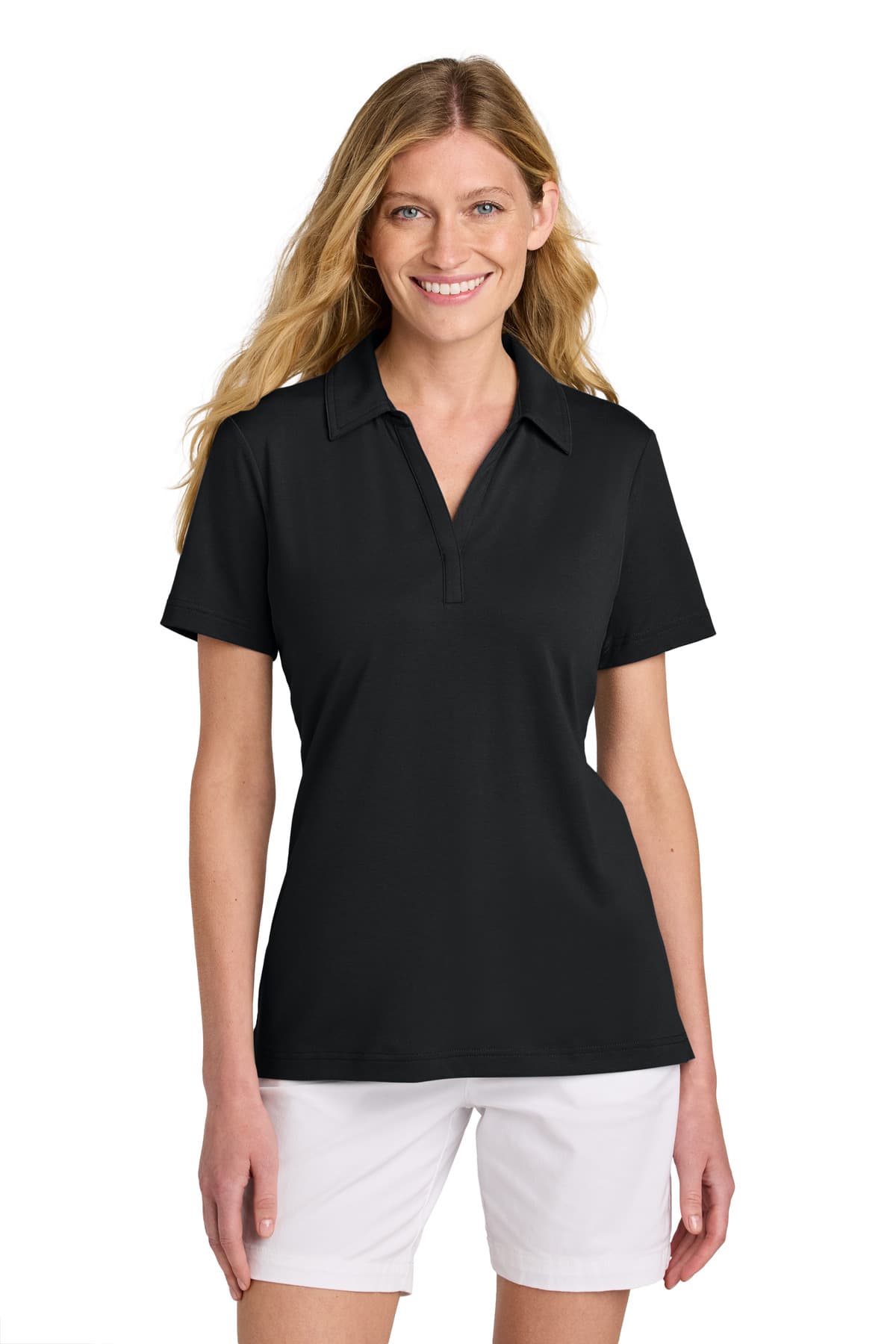TravisMathew TravisMathew Women's Glenview Solid Polo TM1LF071 in Black